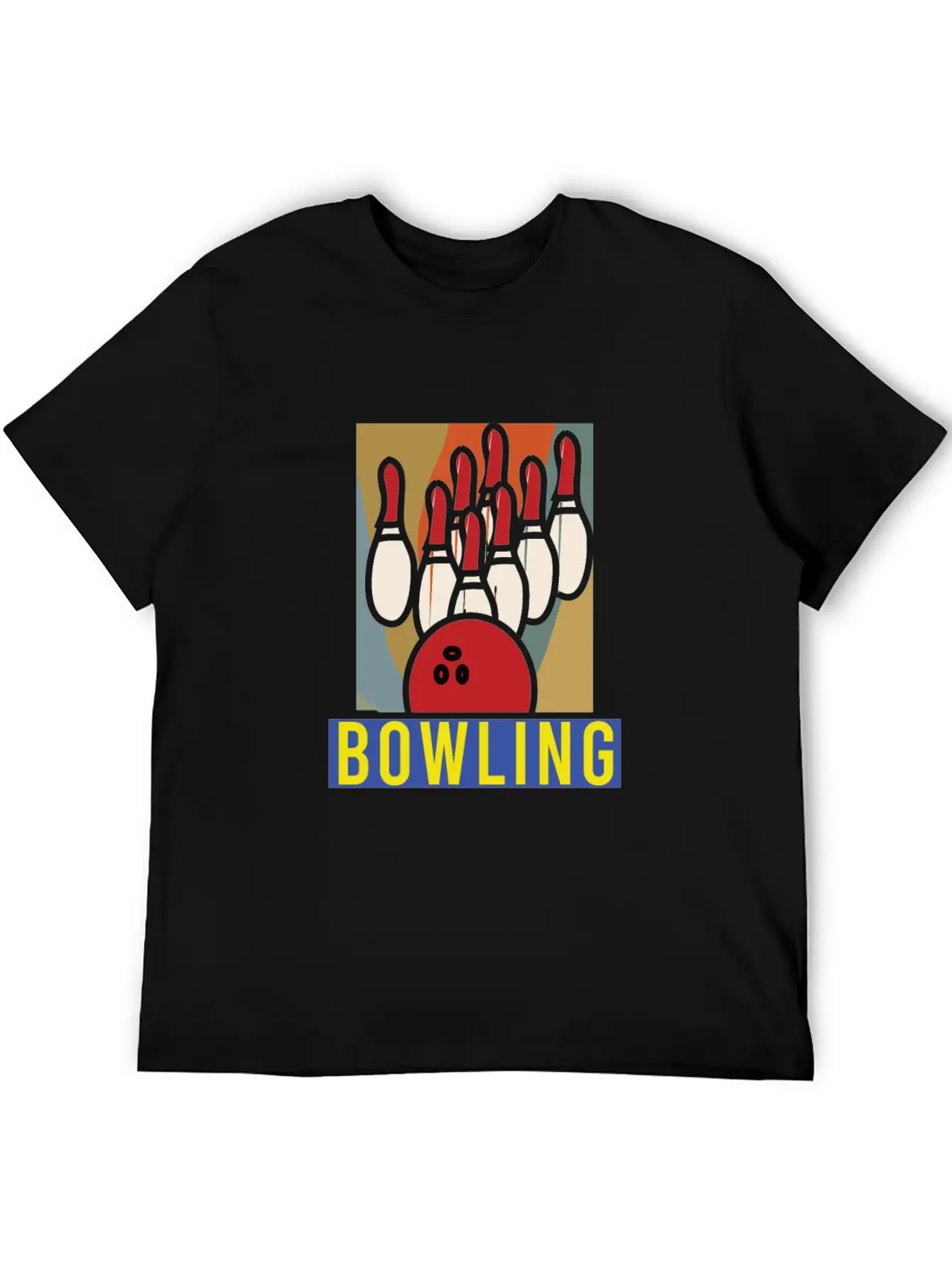 Bowling League Bowler Thrower Nine Pin Sports Club Stylish Everyday T-Shirt – Unisex Basic Cotton Tee