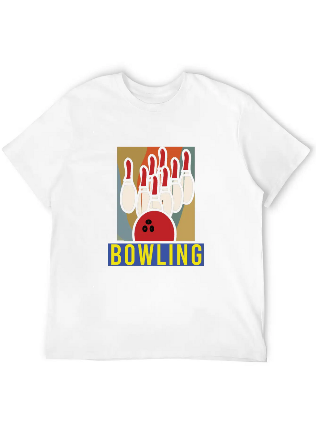 Bowling League Bowler Thrower Nine Pin Sports Club Stylish Everyday T-Shirt – Unisex Basic Cotton Tee