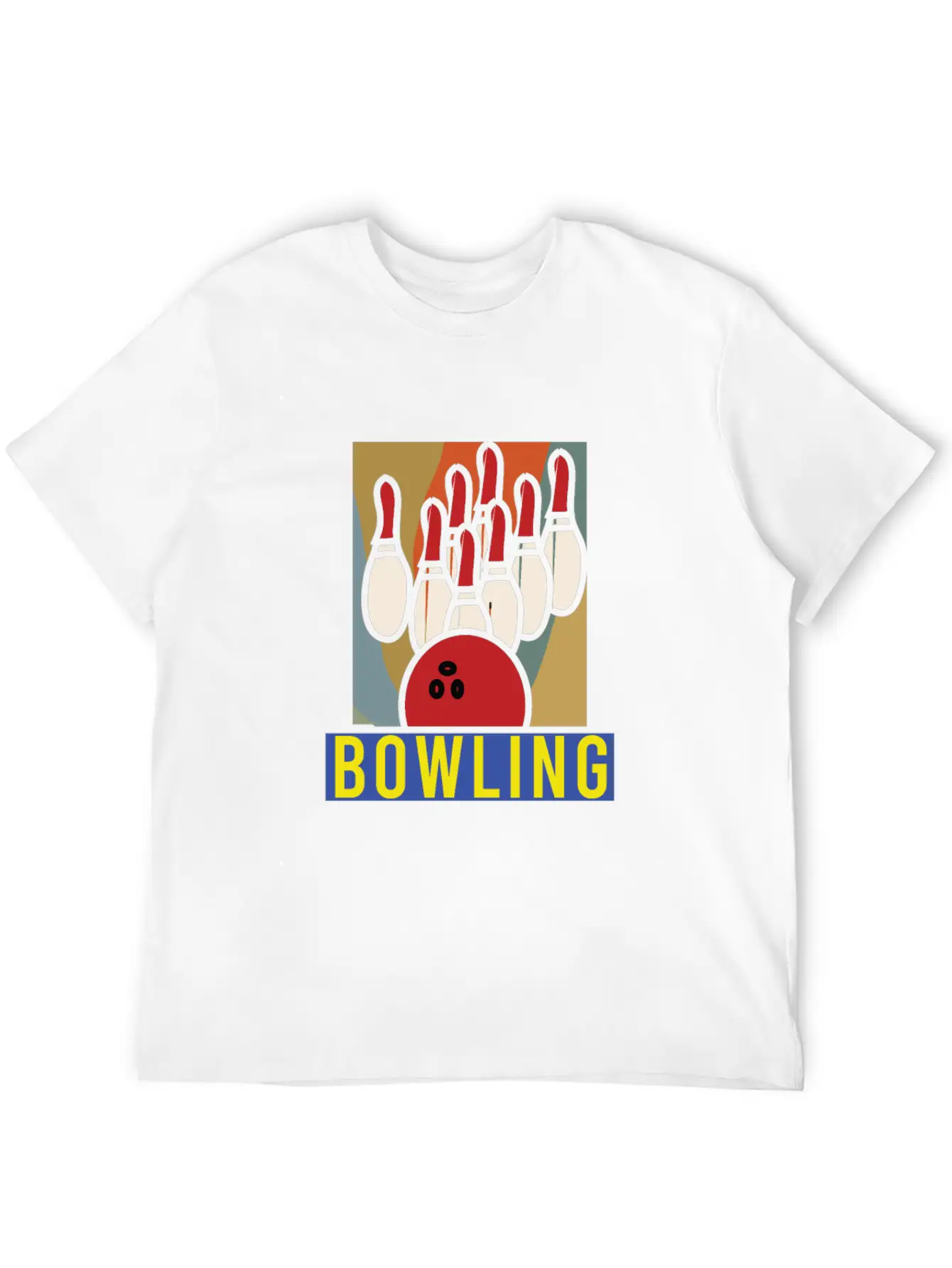 Bowling League Bowler Thrower Nine Pin Sports Club Stylish Everyday T-Shirt – Unisex Basic Cotton Tee