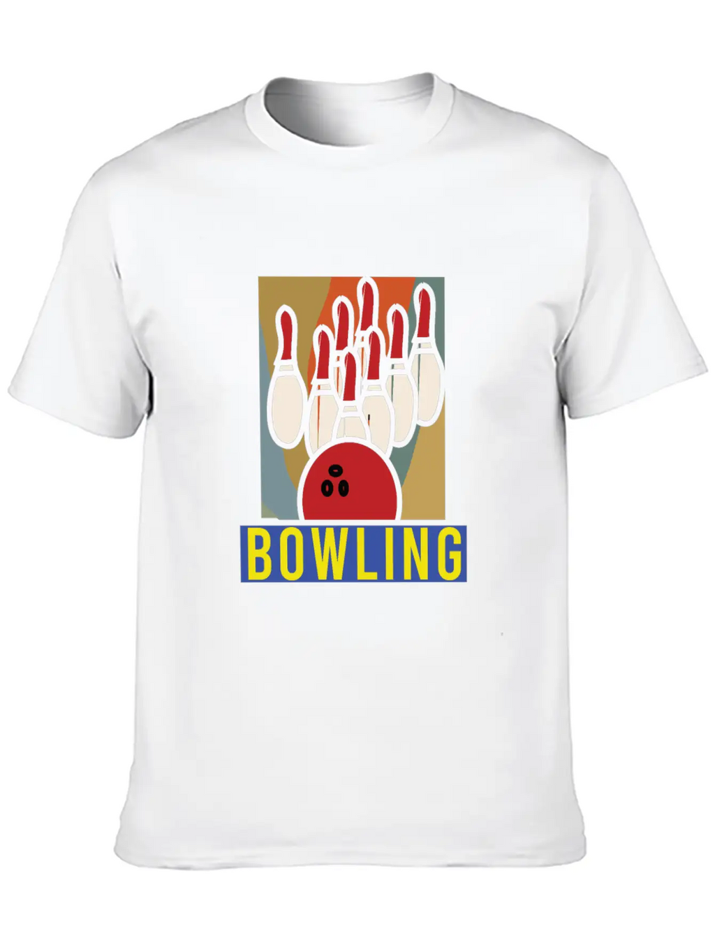 Bowling League Bowler Thrower Nine Pin Sports Club Stylish Everyday T-Shirt – Unisex Basic Cotton Tee