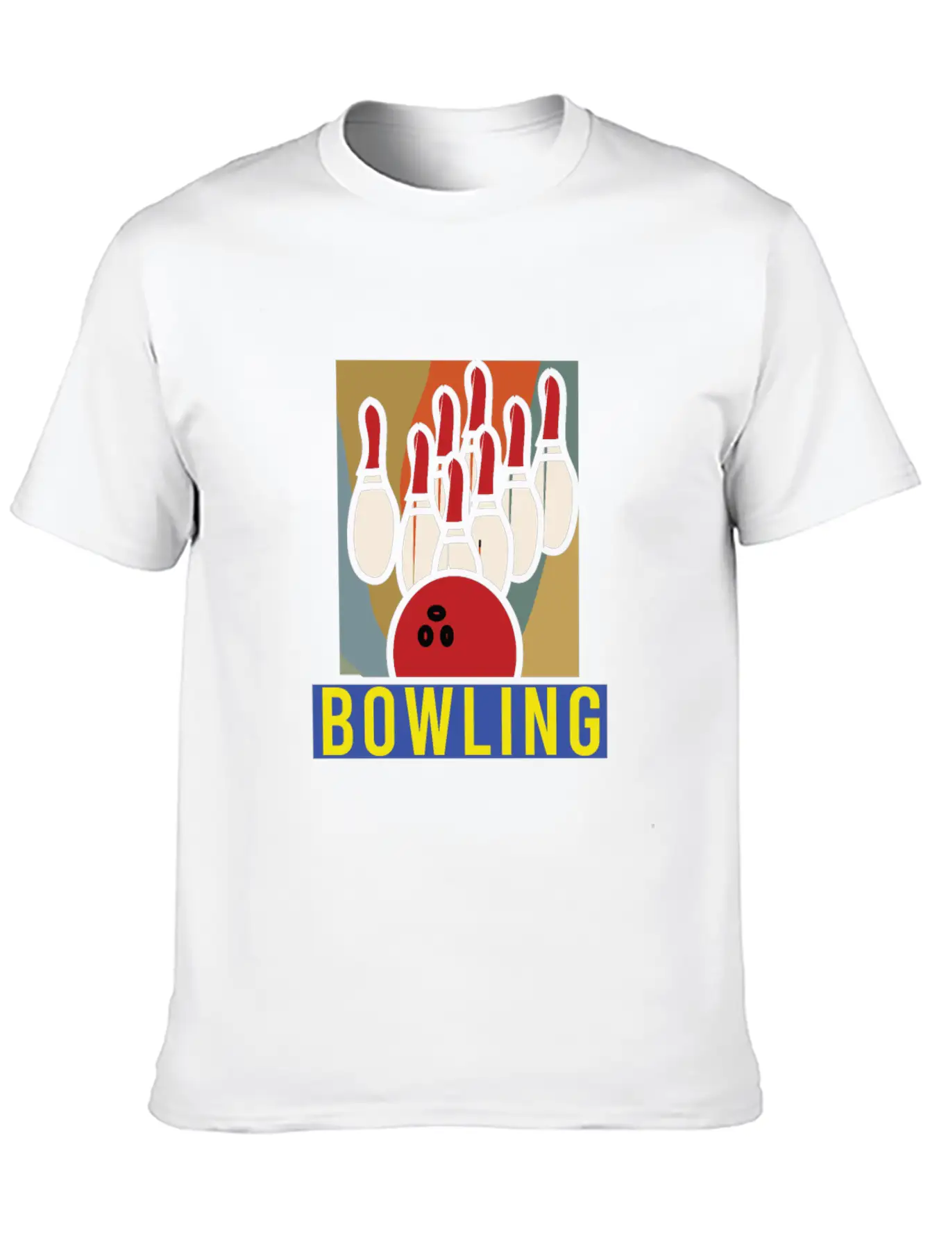 Bowling League Bowler Thrower Nine Pin Sports Club Stylish Everyday T-Shirt – Unisex Basic Cotton Tee