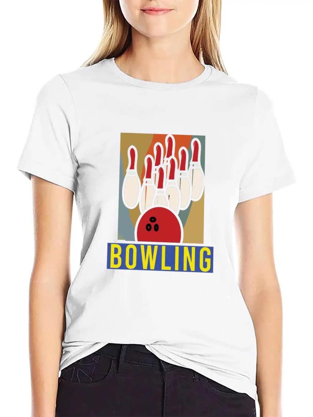 Bowling League Bowler Thrower Nine Pin Sports Club Stylish Everyday T-Shirt – Unisex Basic Cotton Tee