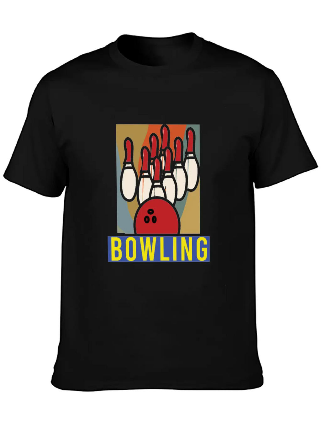 Bowling League Bowler Thrower Nine Pin Sports Club Stylish Everyday T-Shirt – Unisex Basic Cotton Tee