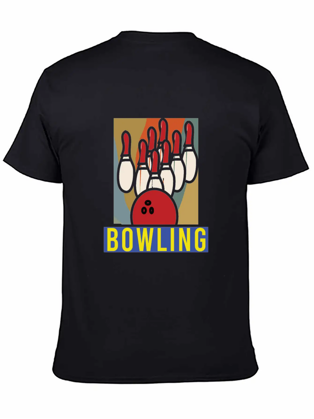 Bowling League Bowler Thrower Nine Pin Sports Club Stylish Everyday T-Shirt – Unisex Basic Cotton Tee