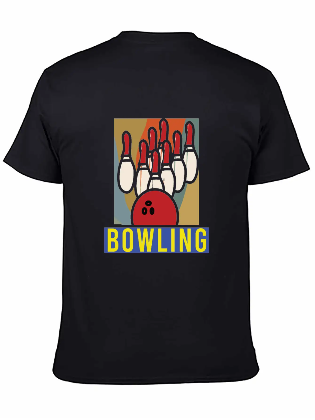 Bowling League Bowler Thrower Nine Pin Sports Club Stylish Everyday T-Shirt – Unisex Basic Cotton Tee