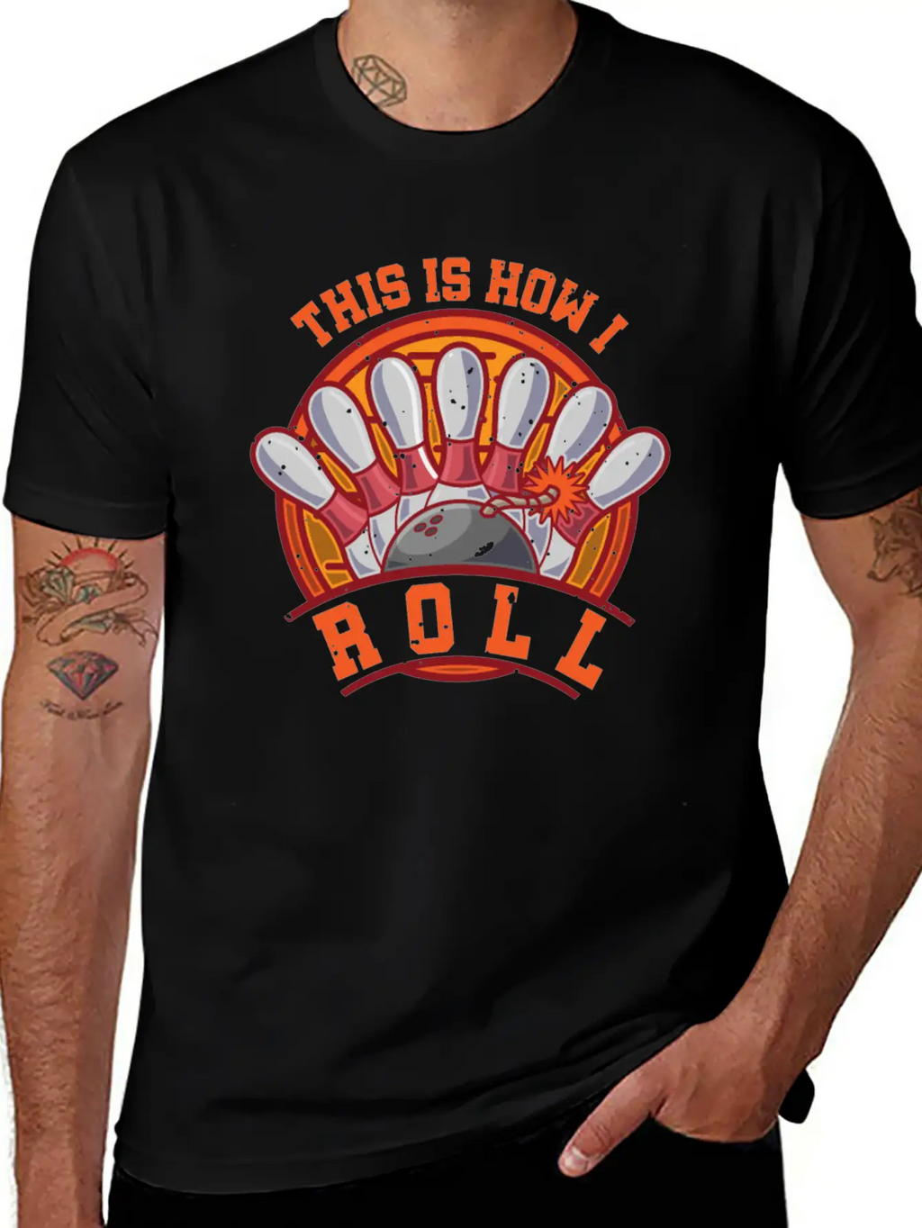 Bowling Player Classic Cotton Tee – Unisex Comfort For Any Season