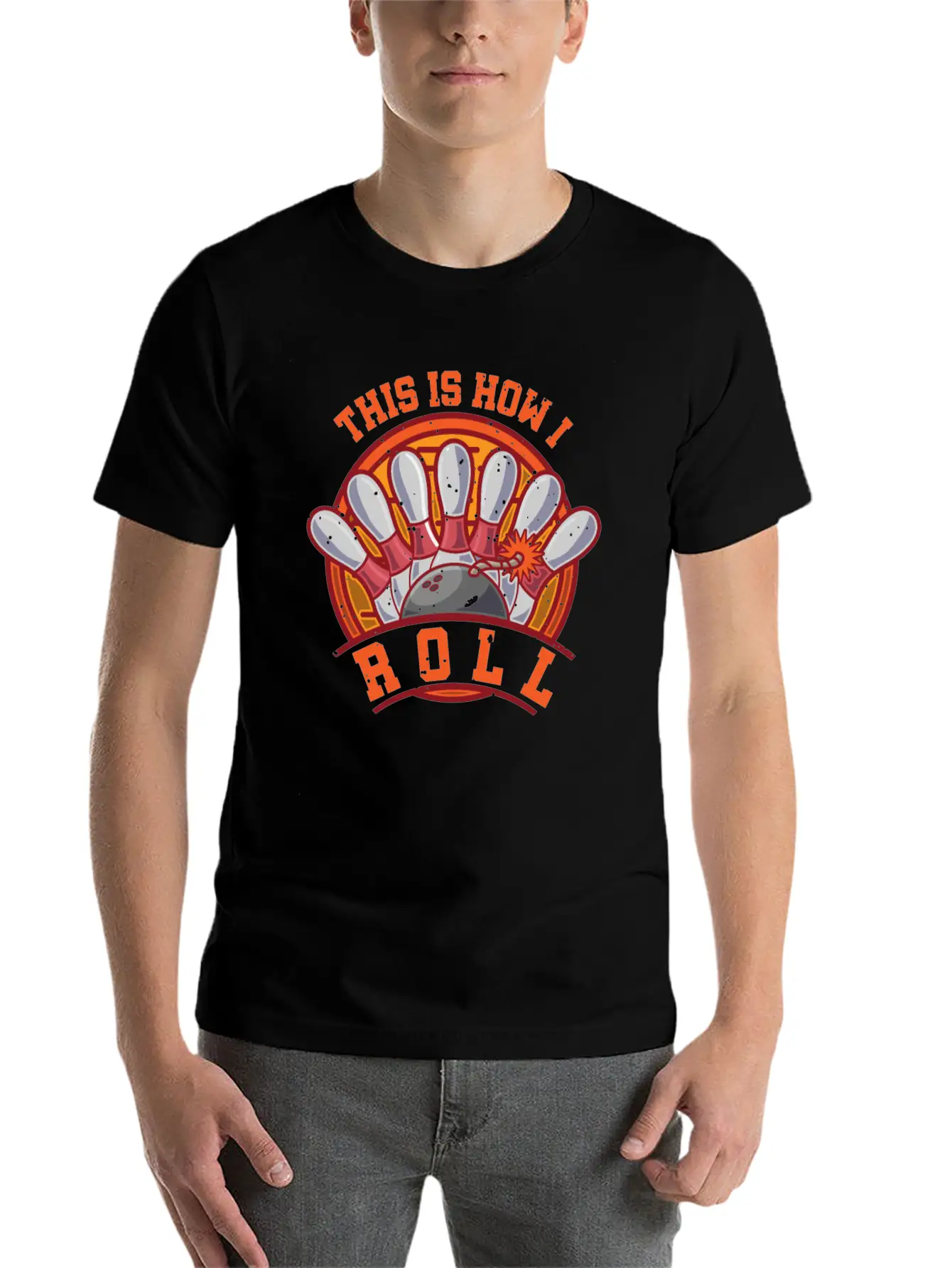 Bowling Player Classic Cotton Tee – Unisex Comfort For Any Season