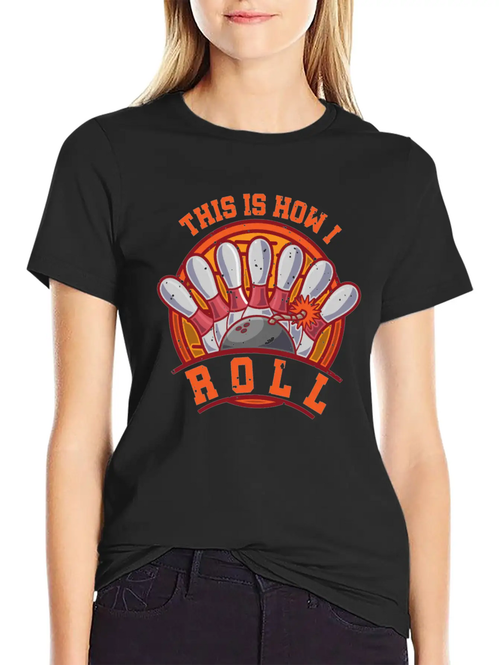 Bowling Player Classic Cotton Tee – Unisex Comfort For Any Season