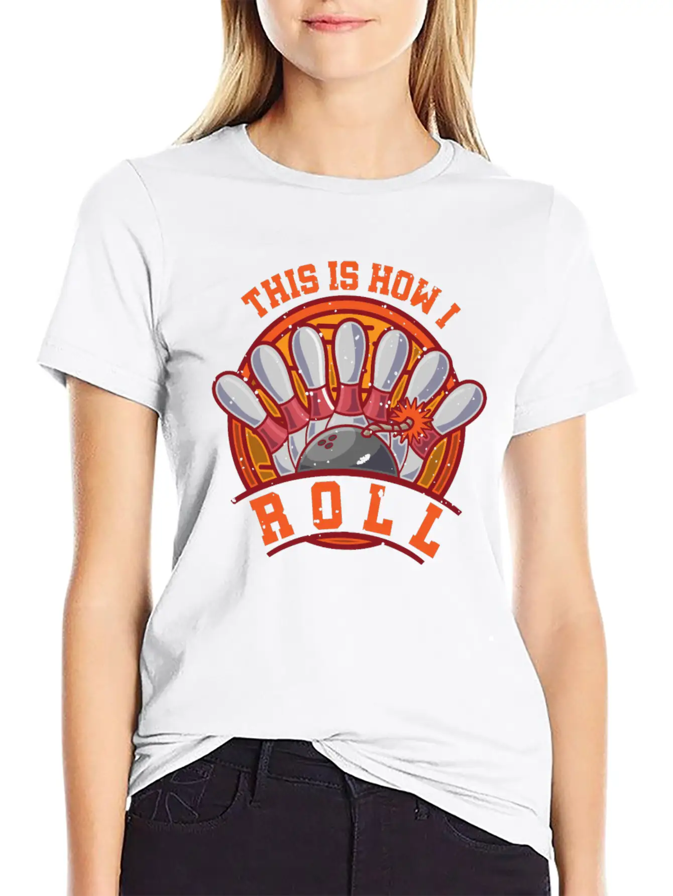 Bowling Player Classic Cotton Tee – Unisex Comfort For Any Season