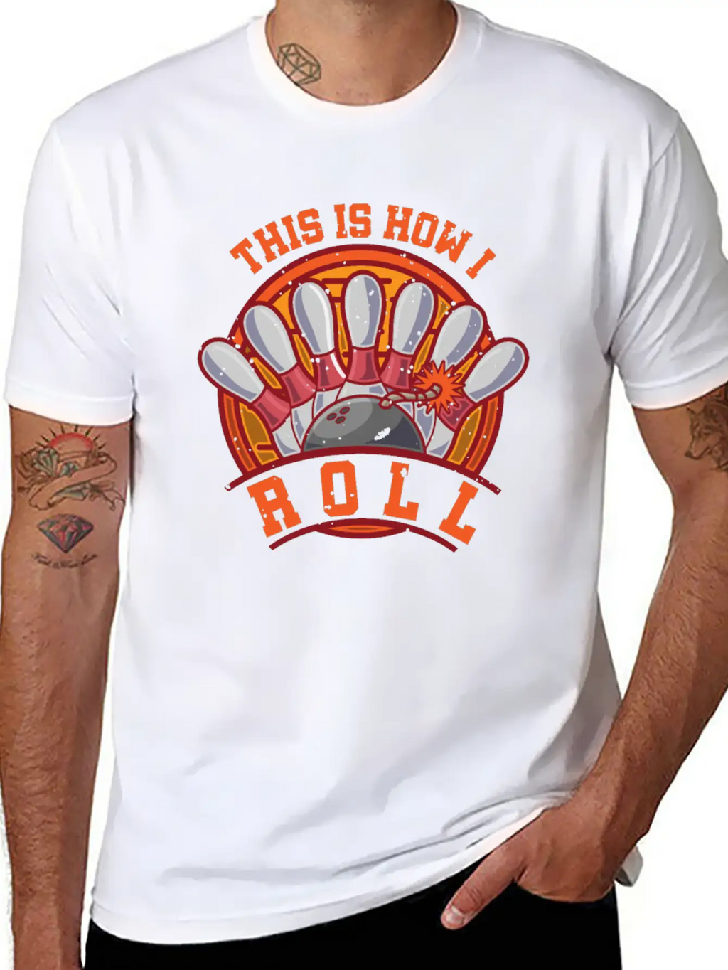 Bowling Player Classic Cotton Tee – Unisex Comfort For Any Season