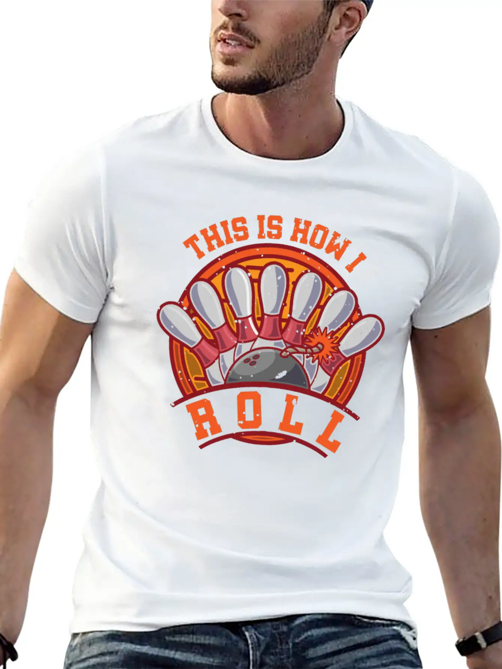 Bowling Player Classic Cotton Tee – Unisex Comfort For Any Season