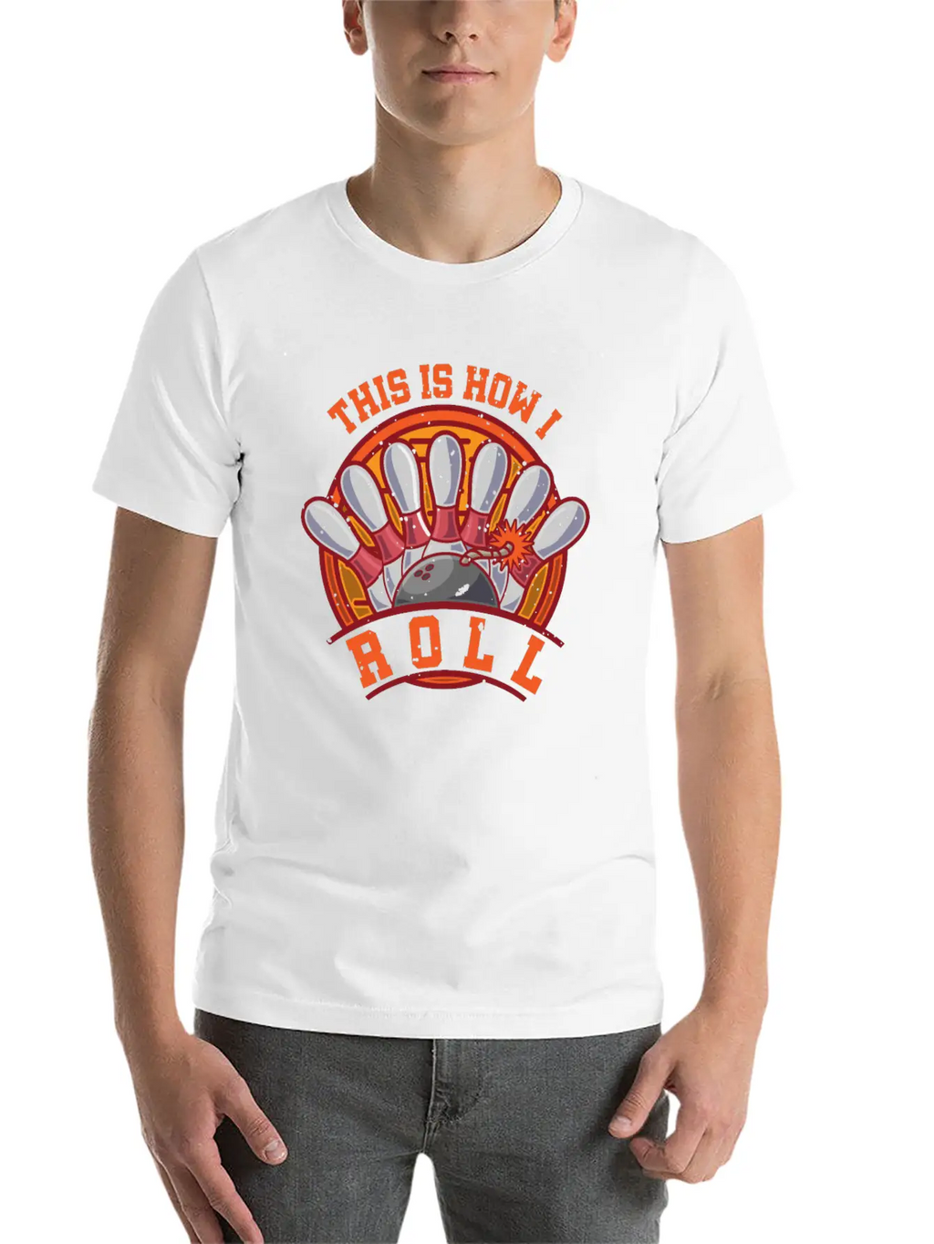 Bowling Player Classic Cotton Tee – Unisex Comfort For Any Season