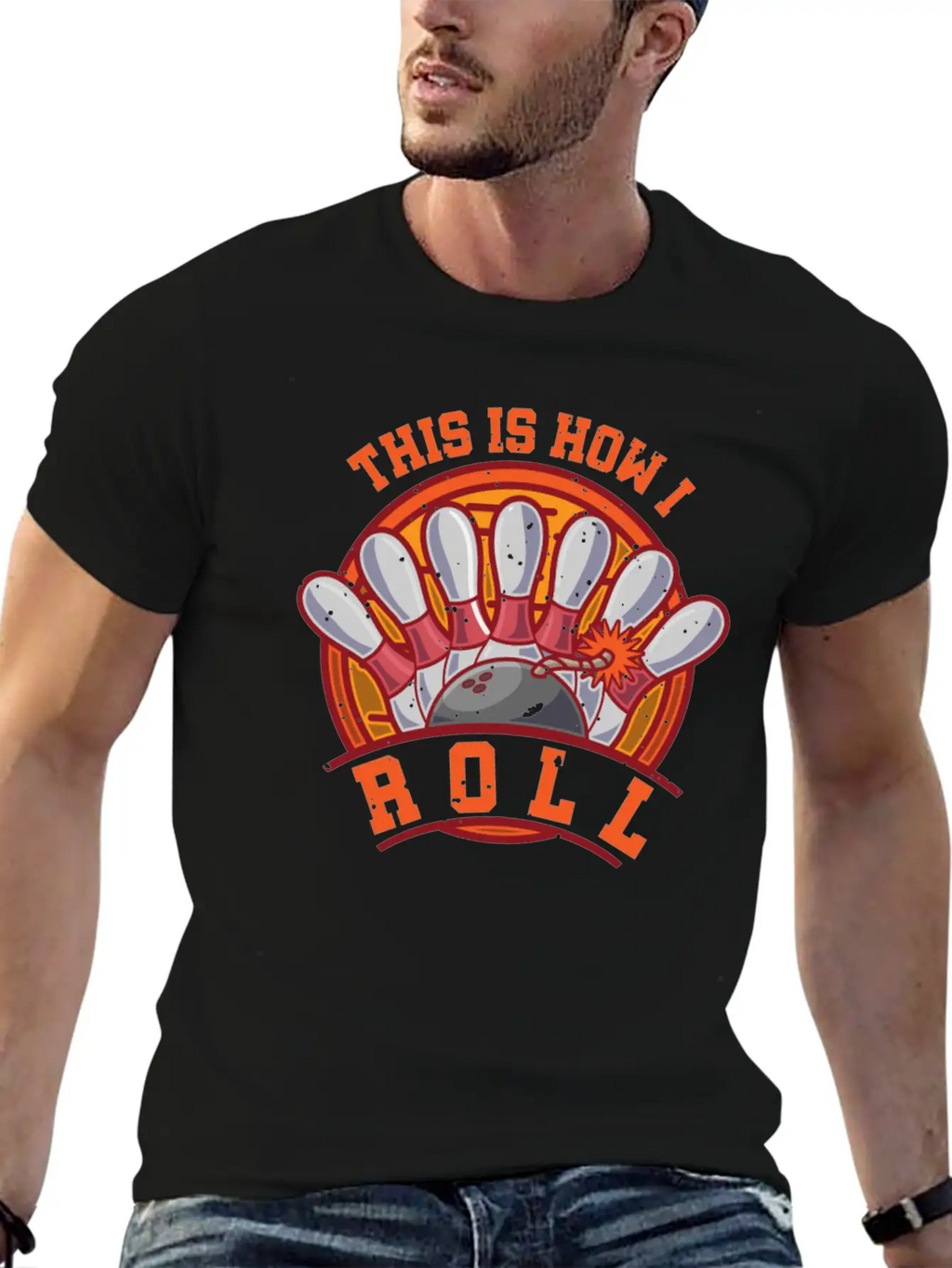 Bowling Player Classic Cotton Tee – Unisex Comfort For Any Season