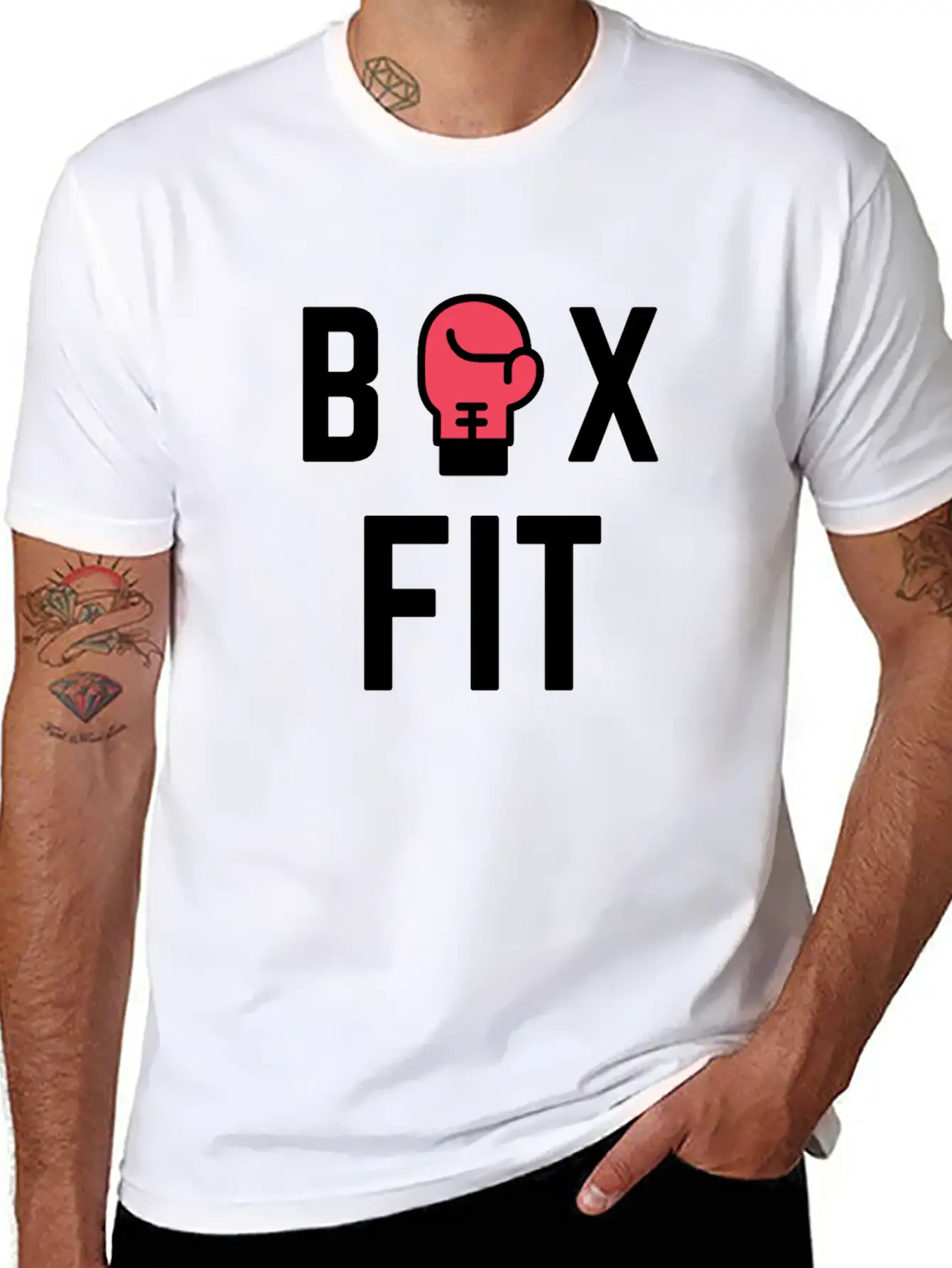 Box FIT - Fitness Essential Cotton Tee For Daily Outfits – Unisex Style