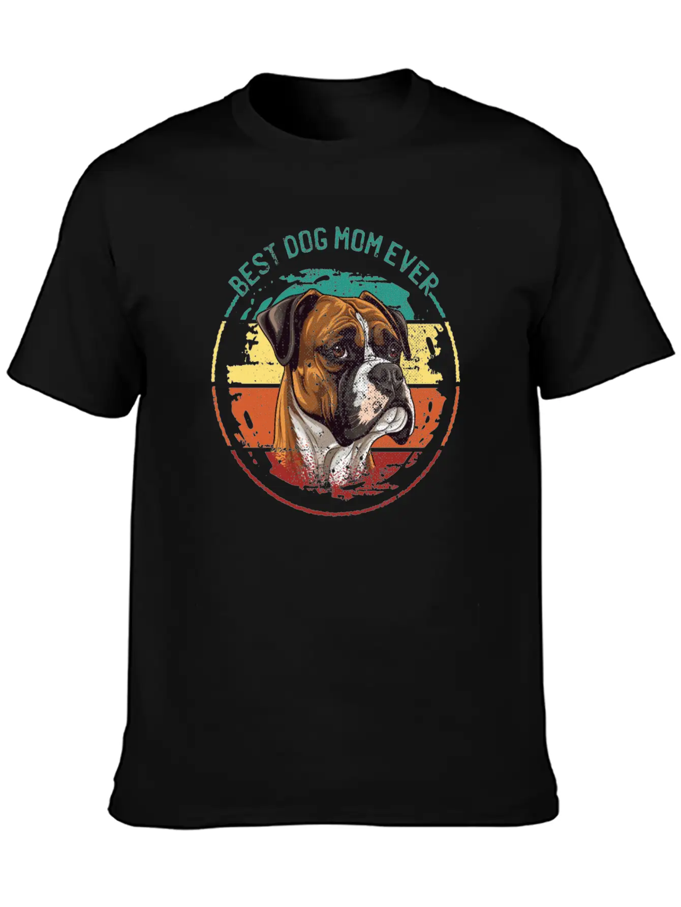 Boxer-Dog-breed Dog-Mom German-Boxer-Dog Unisex Casual T-Shirt – Clean Design For Daily Comfort