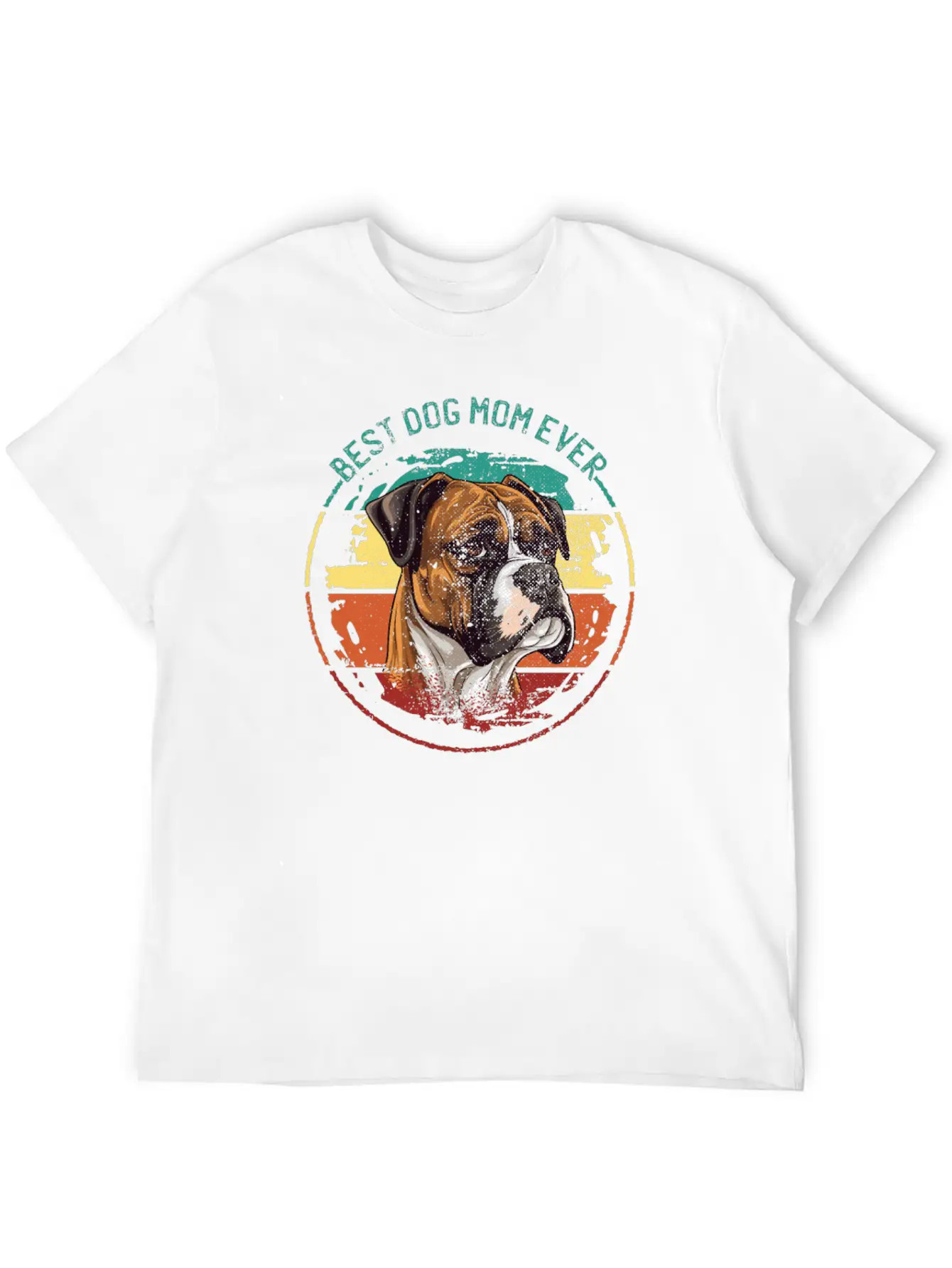 Boxer-Dog-breed Dog-Mom German-Boxer-Dog Unisex Casual T-Shirt – Clean Design For Daily Comfort