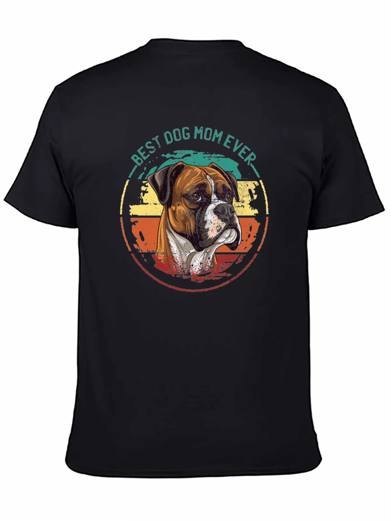 Boxer-Dog-breed Dog-Mom German-Boxer-Dog Unisex Casual T-Shirt – Clean Design For Daily Comfort