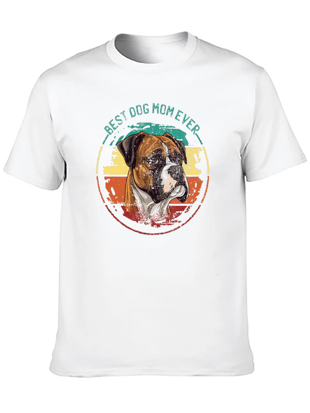 Boxer-Dog-breed Dog-Mom German-Boxer-Dog Unisex Casual T-Shirt – Clean Design For Daily Comfort