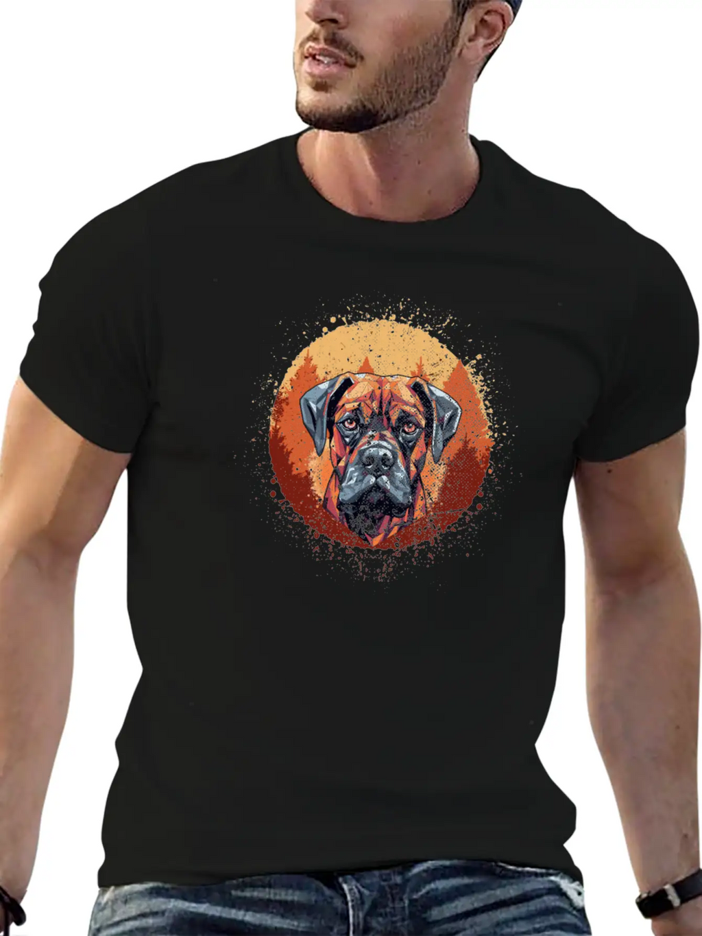 Boxer-Dog-breeds Dog-dad Dog-Mom Boxer-Dog Unisex Casual T-Shirt – Clean Design For Daily Comfort