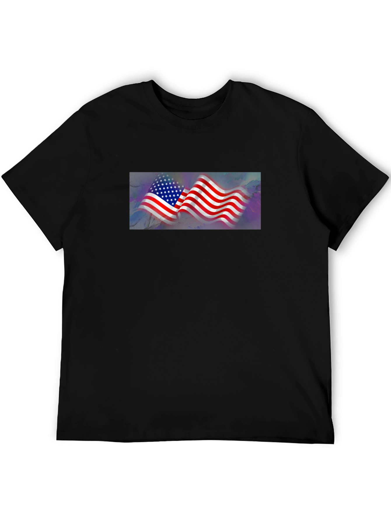 American Flag Graphic Tee - Patriotic Style
