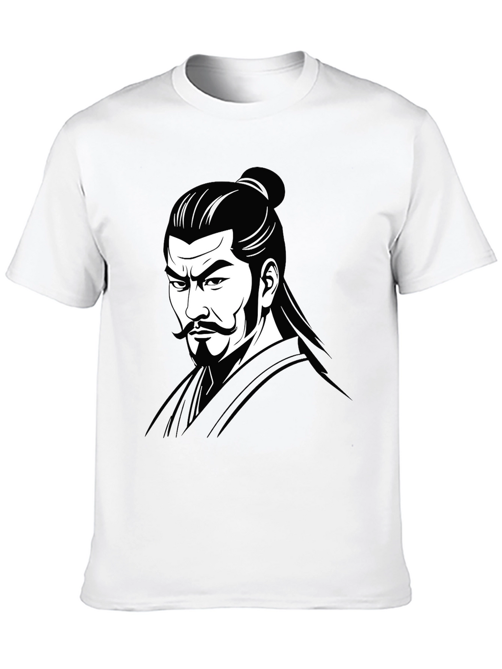Samurai Warrior Graphic Print T-Shirt