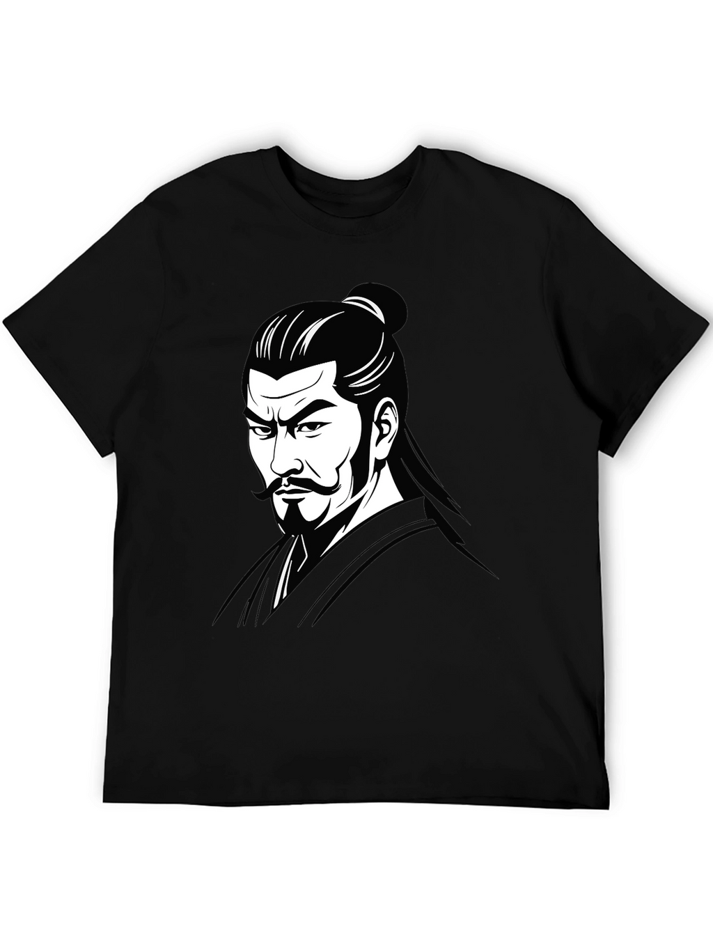 Samurai Warrior Graphic Print T-Shirt