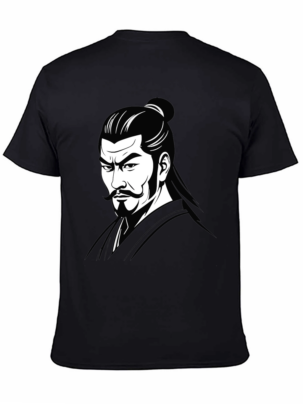 Samurai Warrior Graphic Print T-Shirt