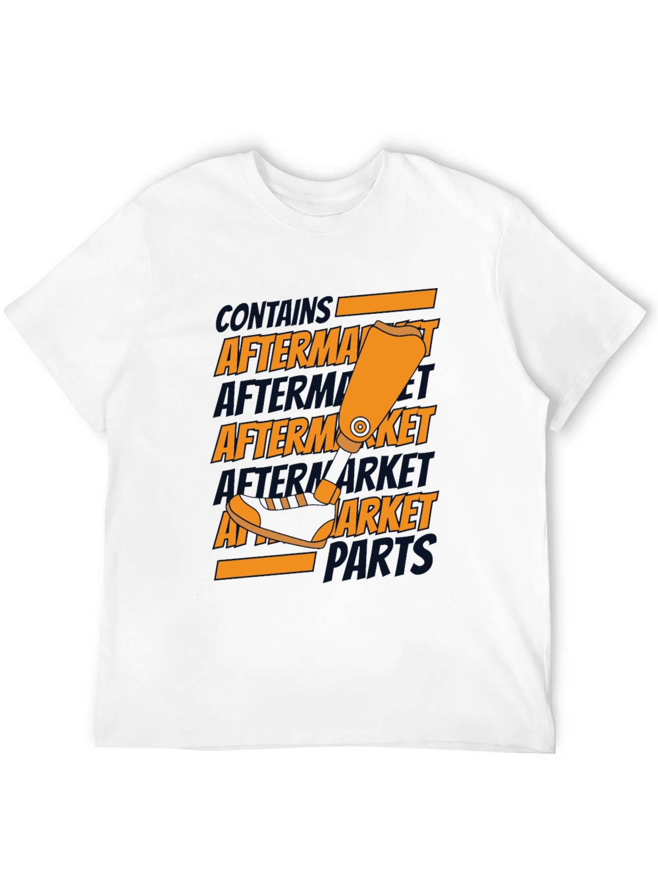 Aftermarket Parts T-Shirt - Black Cotton Graphic Tee