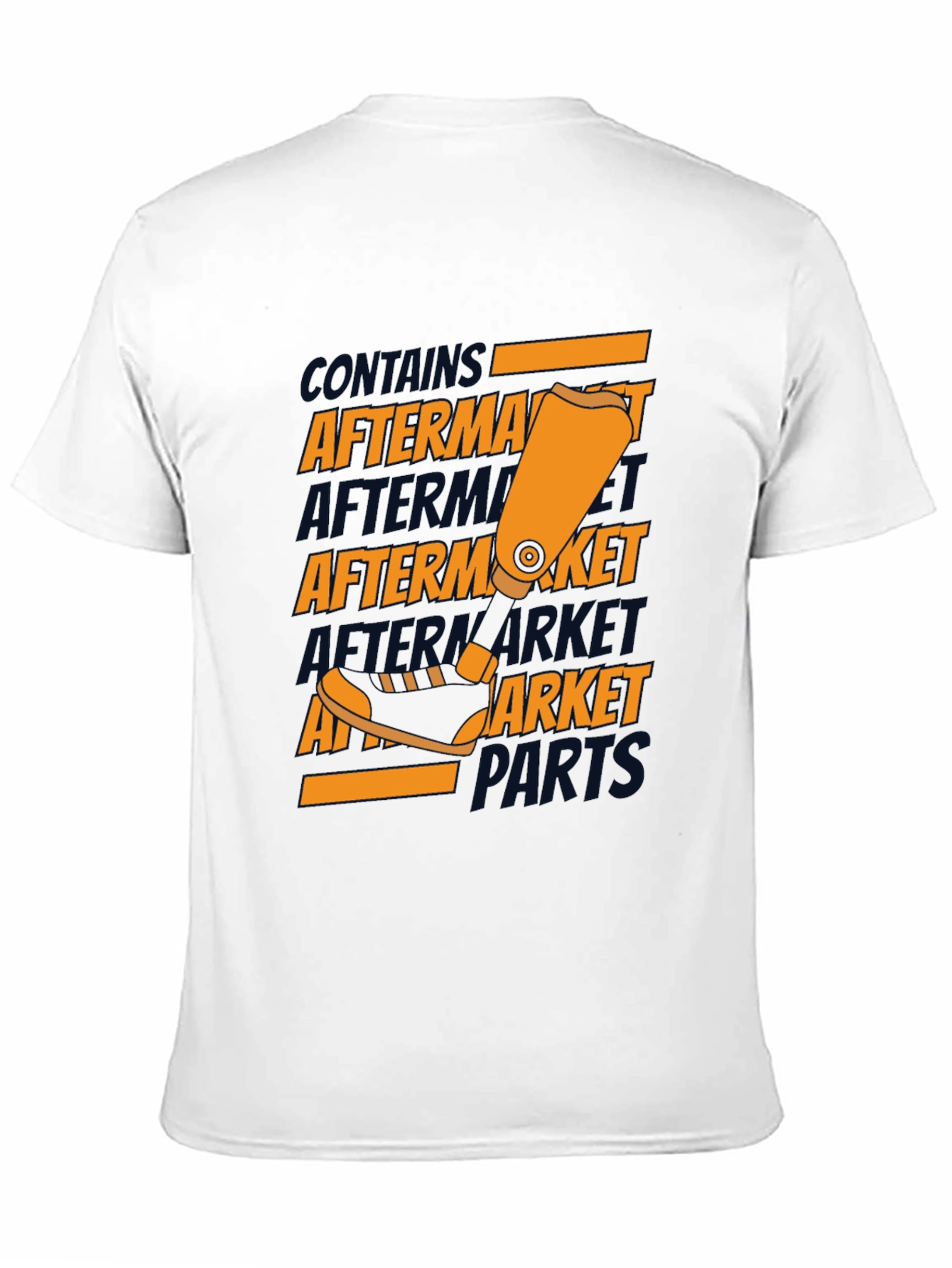 Aftermarket Parts T-Shirt - Black Cotton Graphic Tee