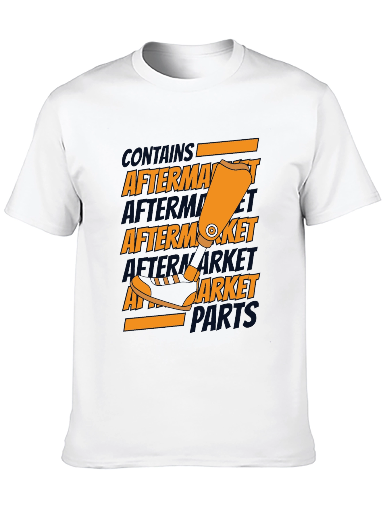 Aftermarket Parts T-Shirt - Black Cotton Graphic Tee