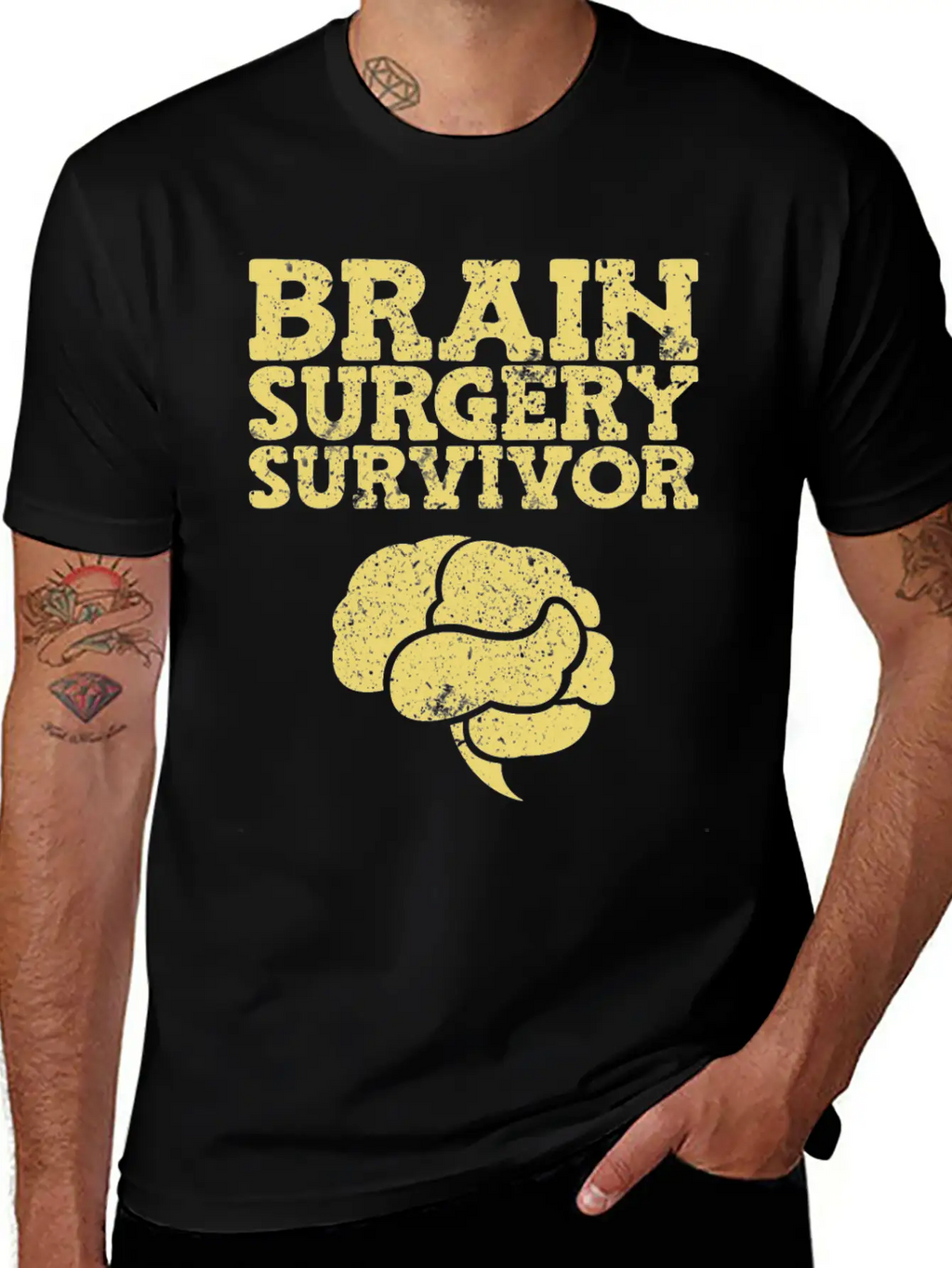 Brain Surgery Survivor Brain Tumor Classic Cotton Tee – Unisex Comfort For Any Season