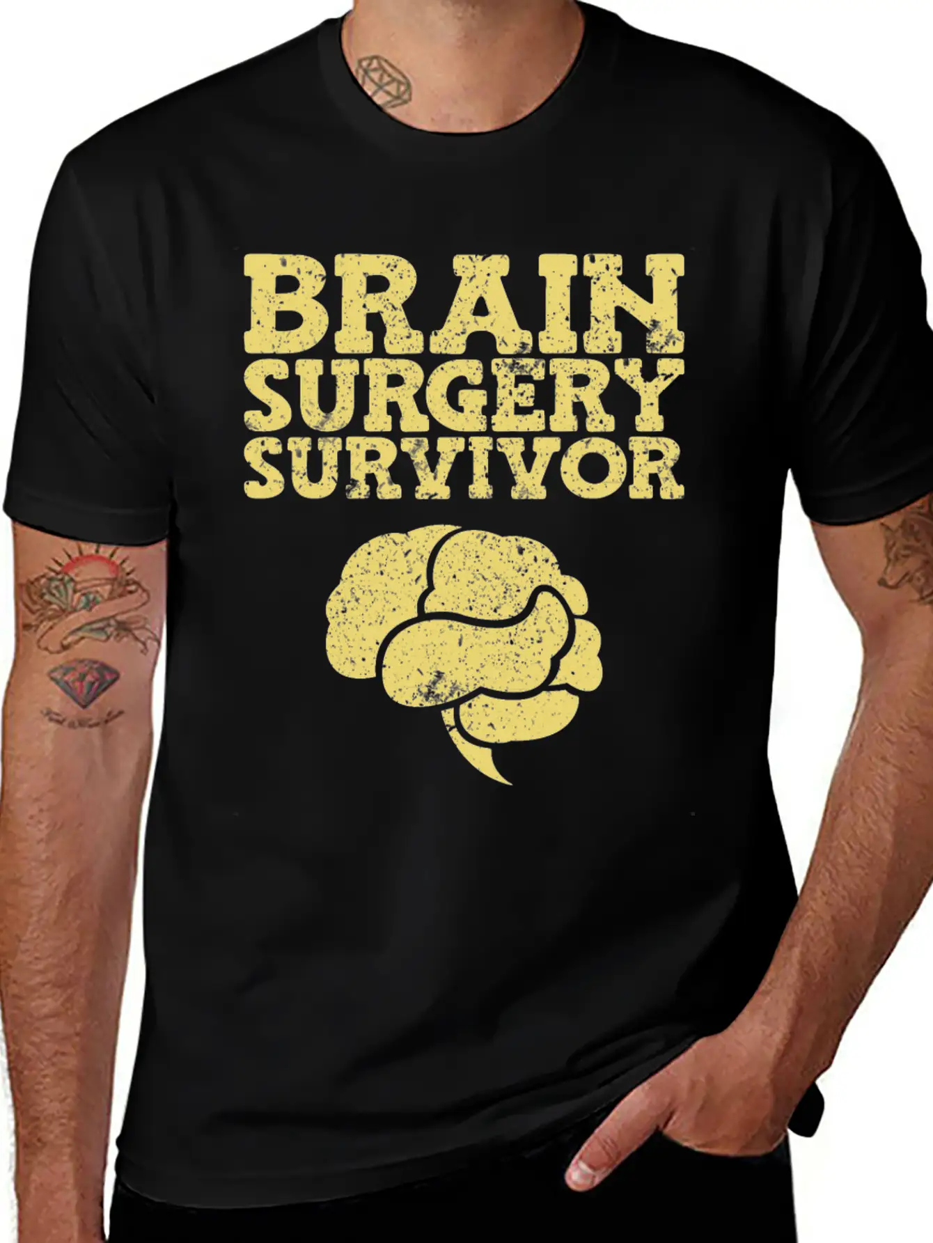 Brain Surgery Survivor Brain Tumor Classic Cotton Tee – Unisex Comfort For Any Season