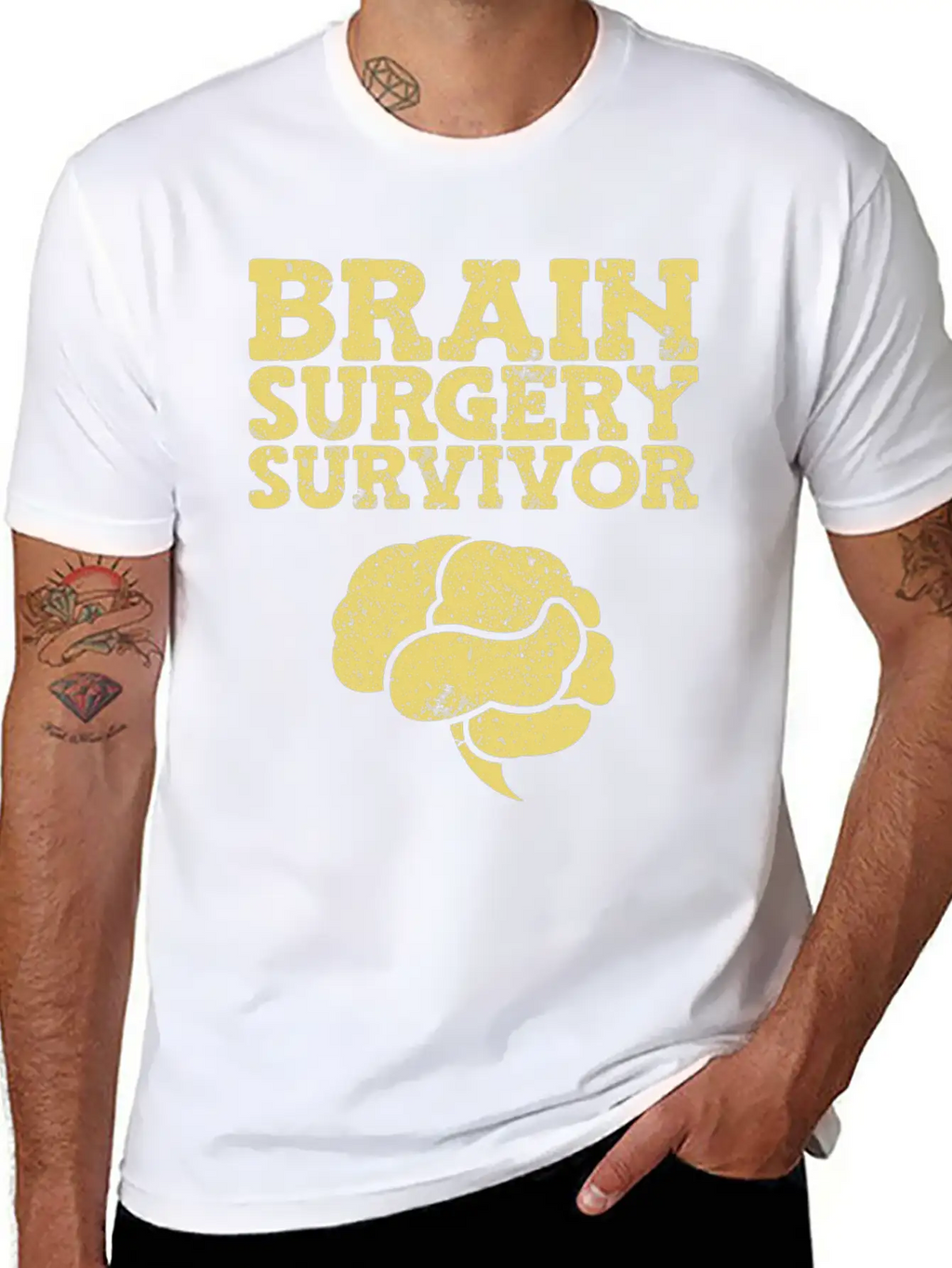 Brain Surgery Survivor Brain Tumor Classic Cotton Tee – Unisex Comfort For Any Season