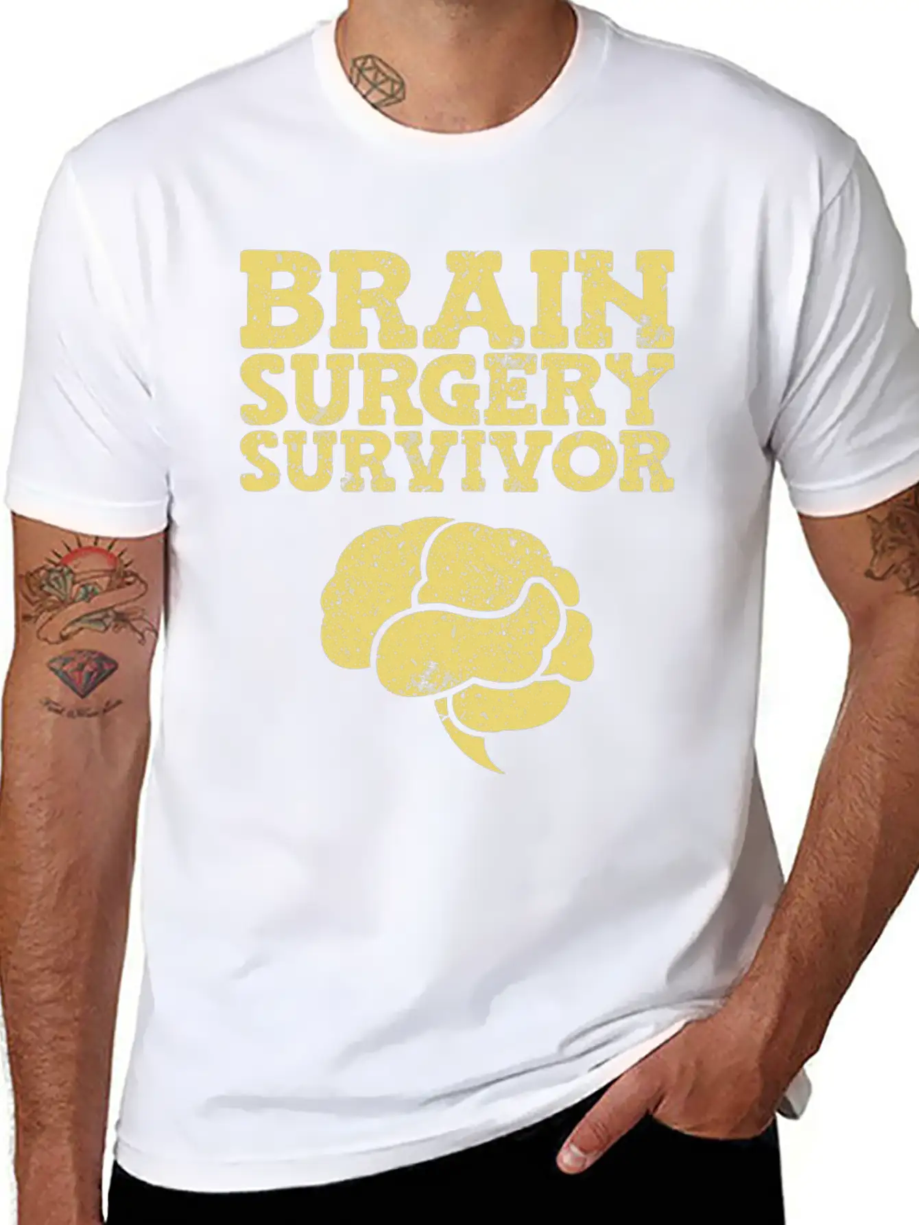 Brain Surgery Survivor Brain Tumor Classic Cotton Tee – Unisex Comfort For Any Season
