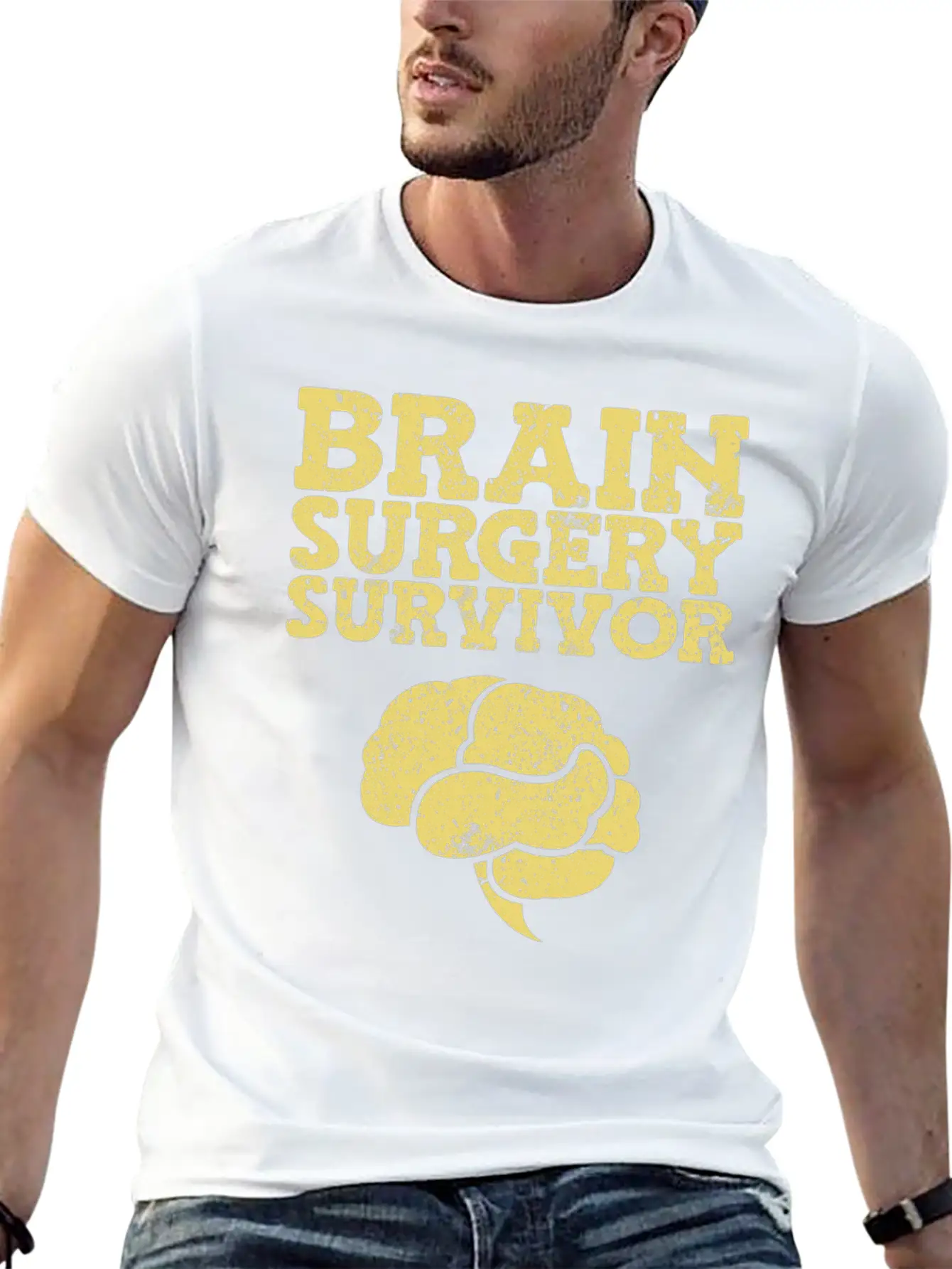 Brain Surgery Survivor Brain Tumor Classic Cotton Tee – Unisex Comfort For Any Season