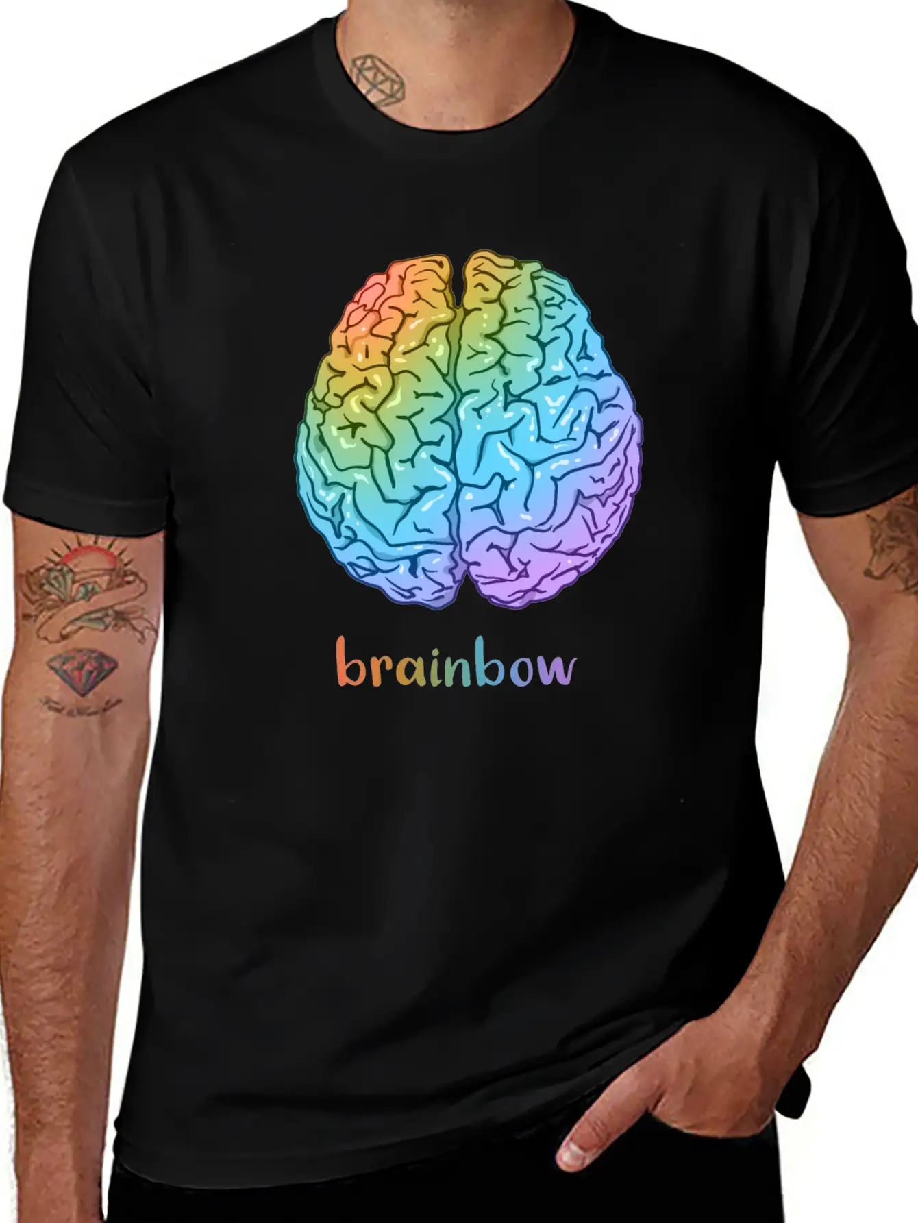 Brainbow Classic Cotton Tee – Unisex Comfort For Any Season