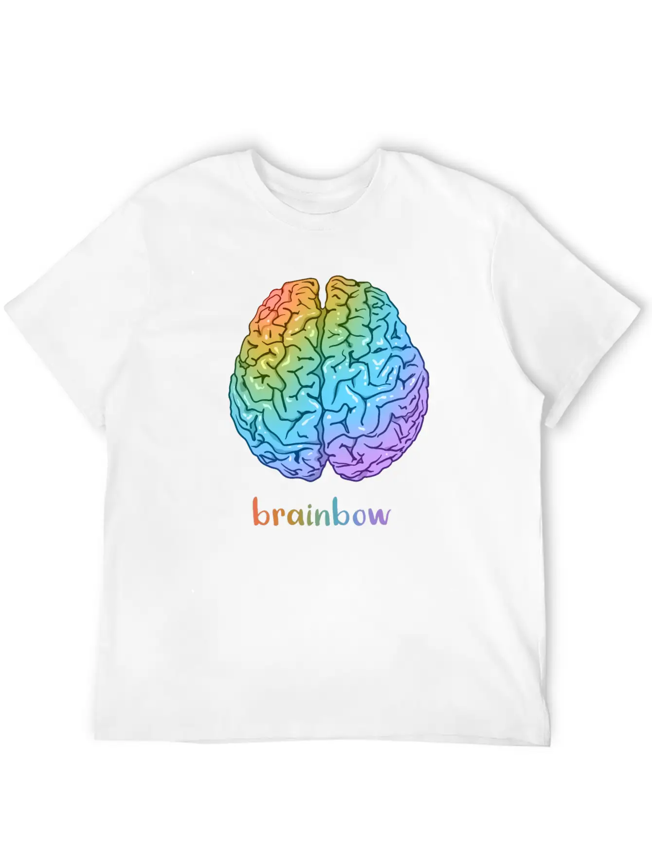 Brainbow Classic Cotton Tee – Unisex Comfort For Any Season