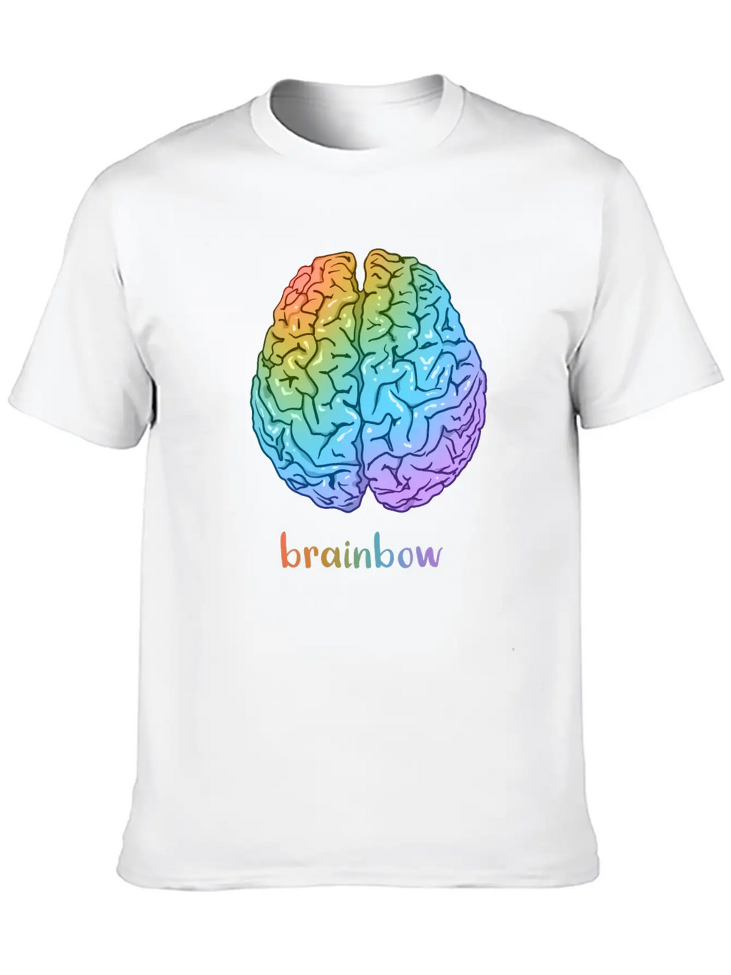 Brainbow Classic Cotton Tee – Unisex Comfort For Any Season