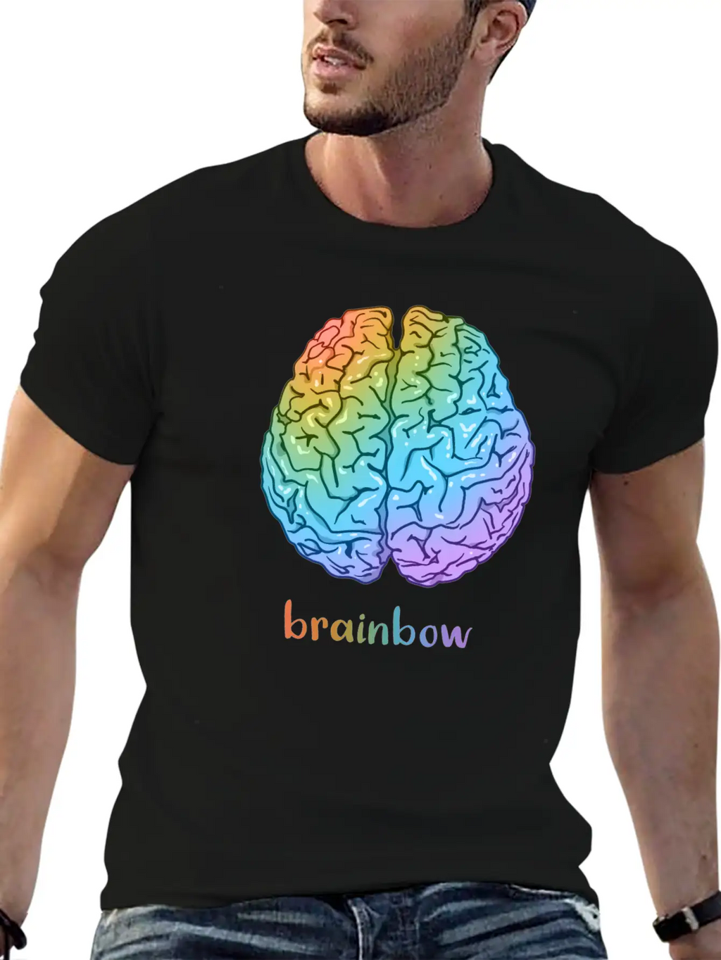 Brainbow Classic Cotton Tee – Unisex Comfort For Any Season
