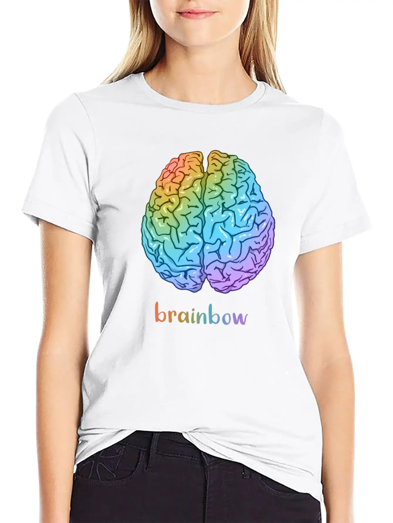 Brainbow Classic Cotton Tee – Unisex Comfort For Any Season