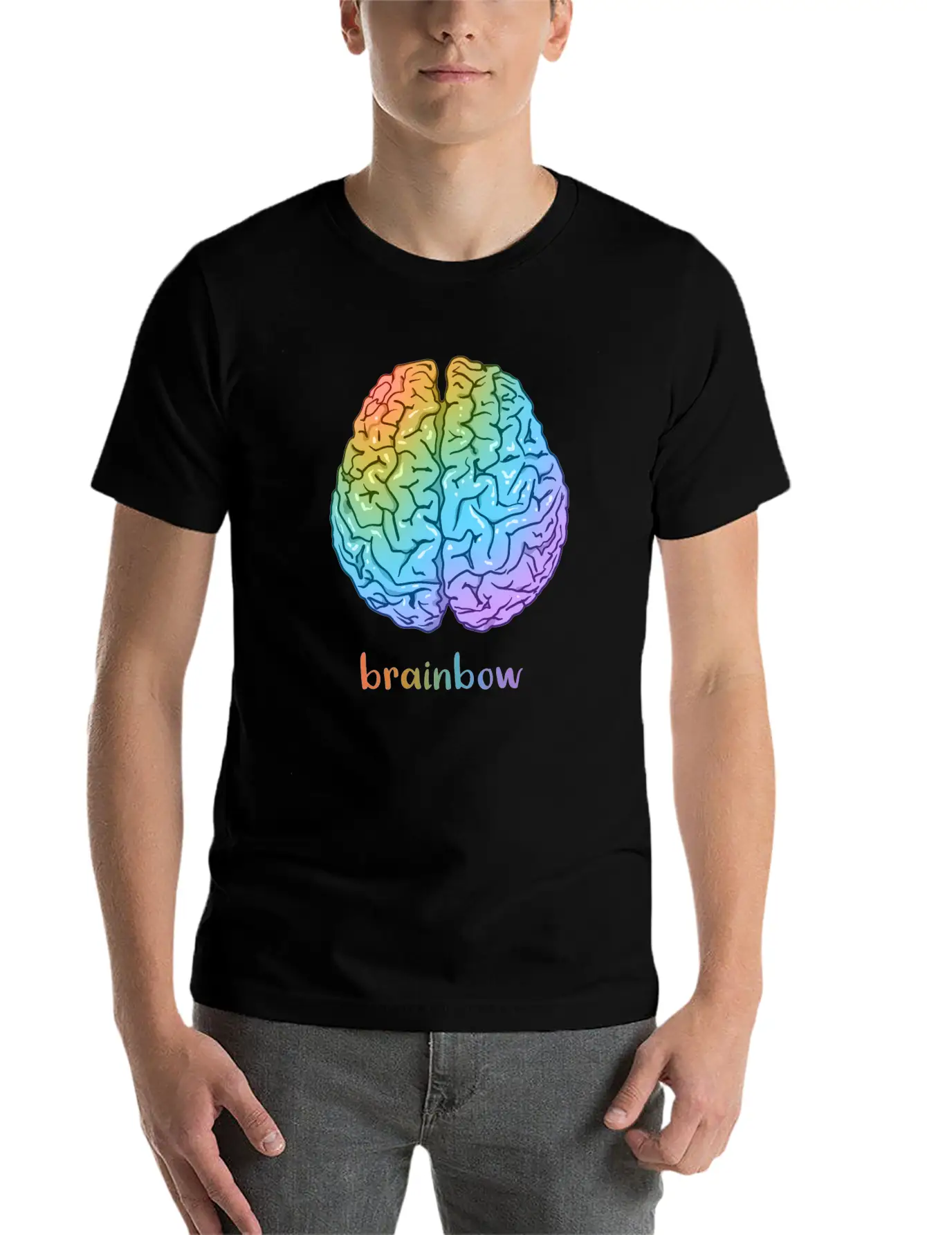 Brainbow Classic Cotton Tee – Unisex Comfort For Any Season