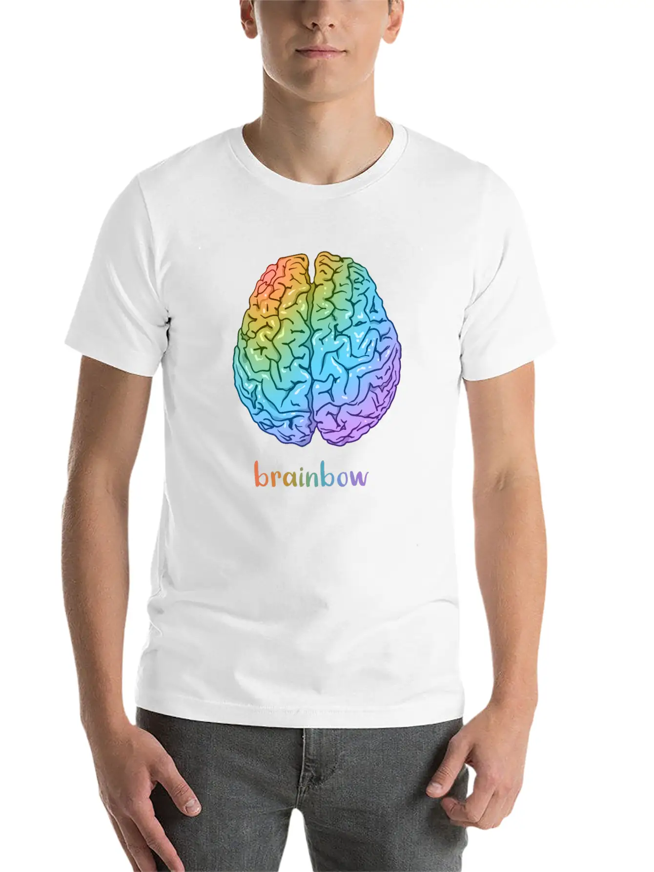 Brainbow Classic Cotton Tee – Unisex Comfort For Any Season