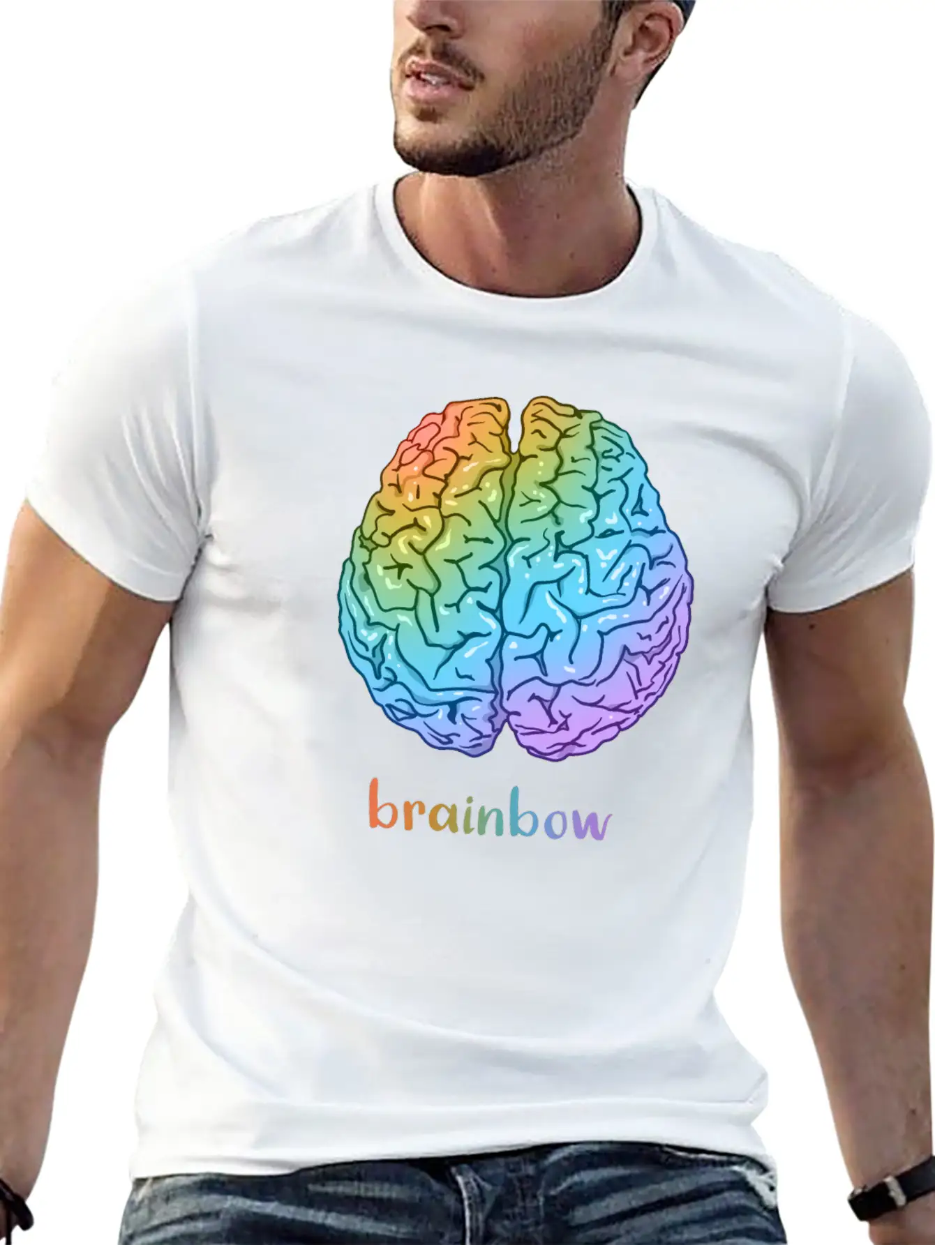 Brainbow Classic Cotton Tee – Unisex Comfort For Any Season