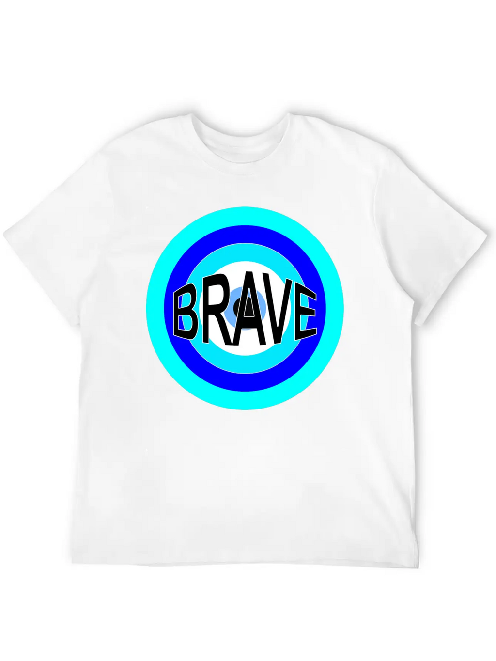 BRAVE Basic Graphic T-Shirt – Daily Comfort In Soft Cotton