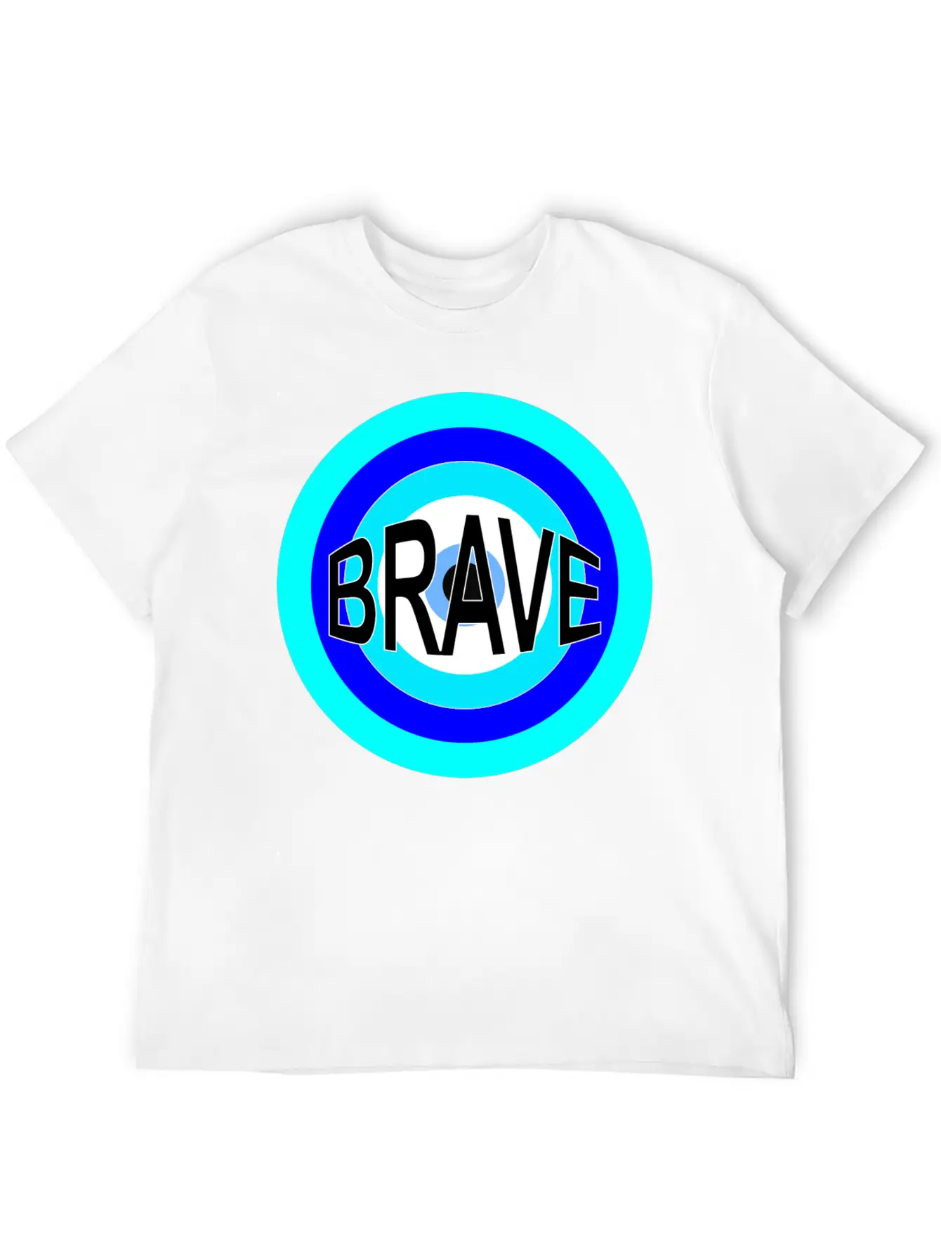 BRAVE Basic Graphic T-Shirt – Daily Comfort In Soft Cotton