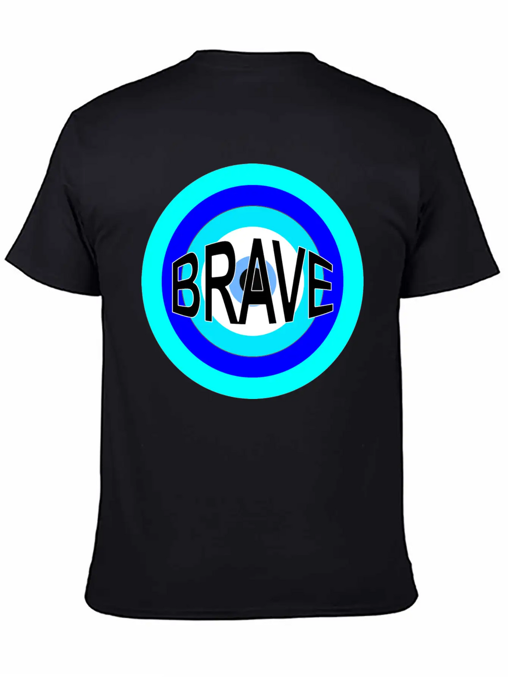 BRAVE Basic Graphic T-Shirt – Daily Comfort In Soft Cotton