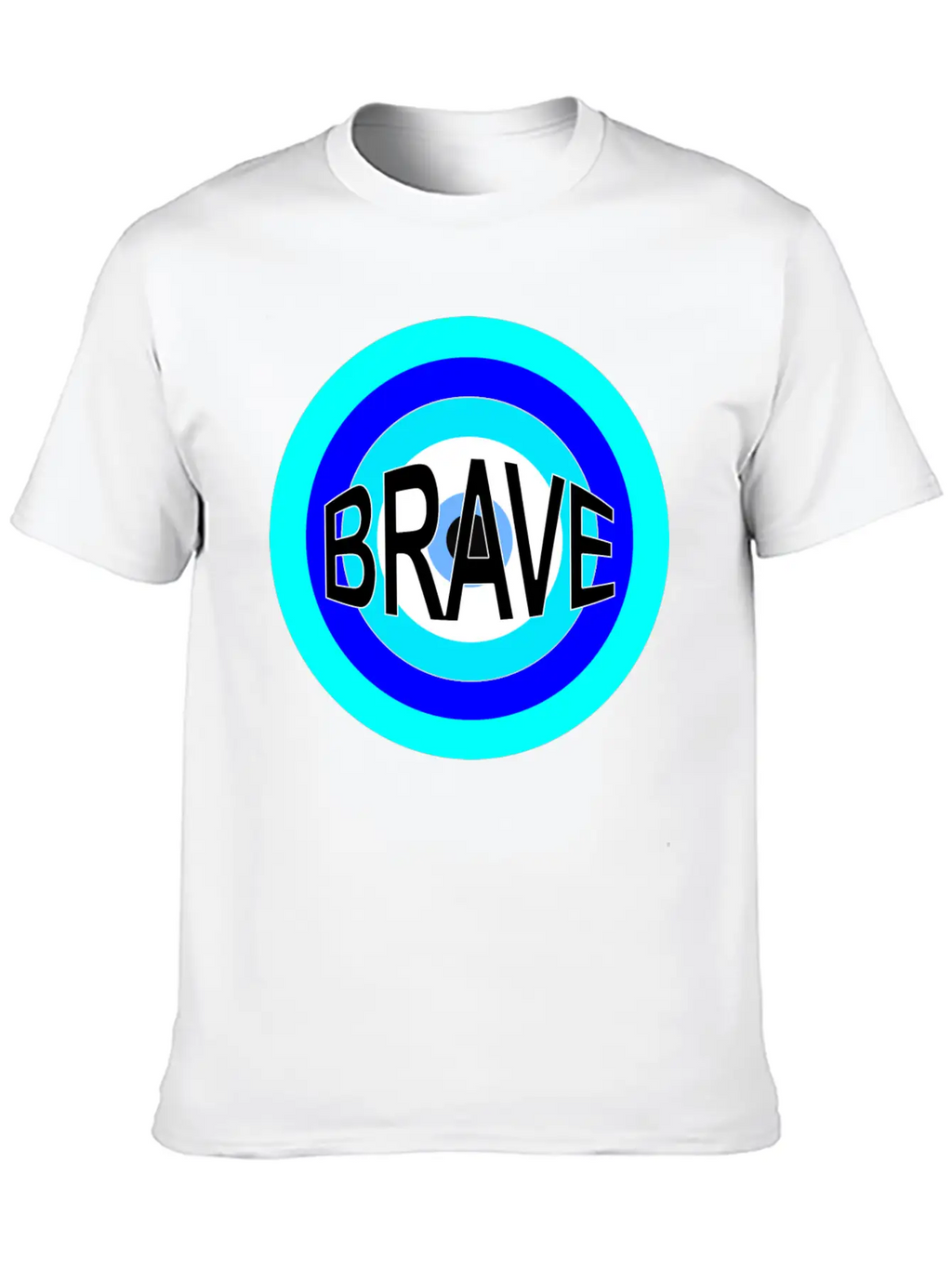 BRAVE Basic Graphic T-Shirt – Daily Comfort In Soft Cotton
