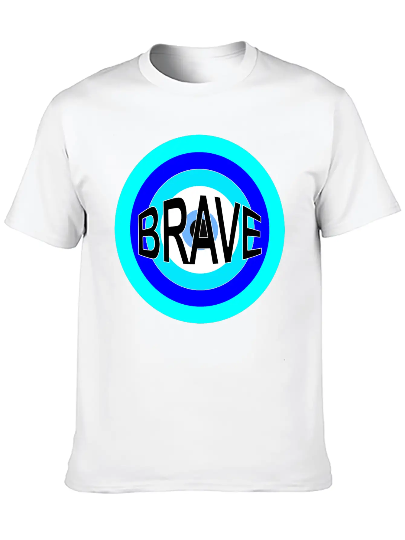 BRAVE Basic Graphic T-Shirt – Daily Comfort In Soft Cotton