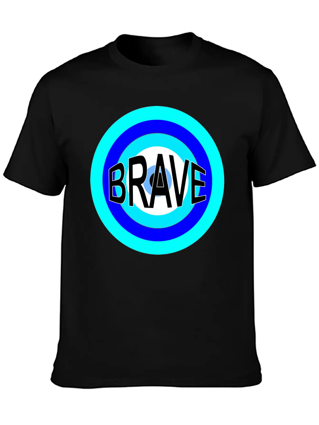 BRAVE Basic Graphic T-Shirt – Daily Comfort In Soft Cotton