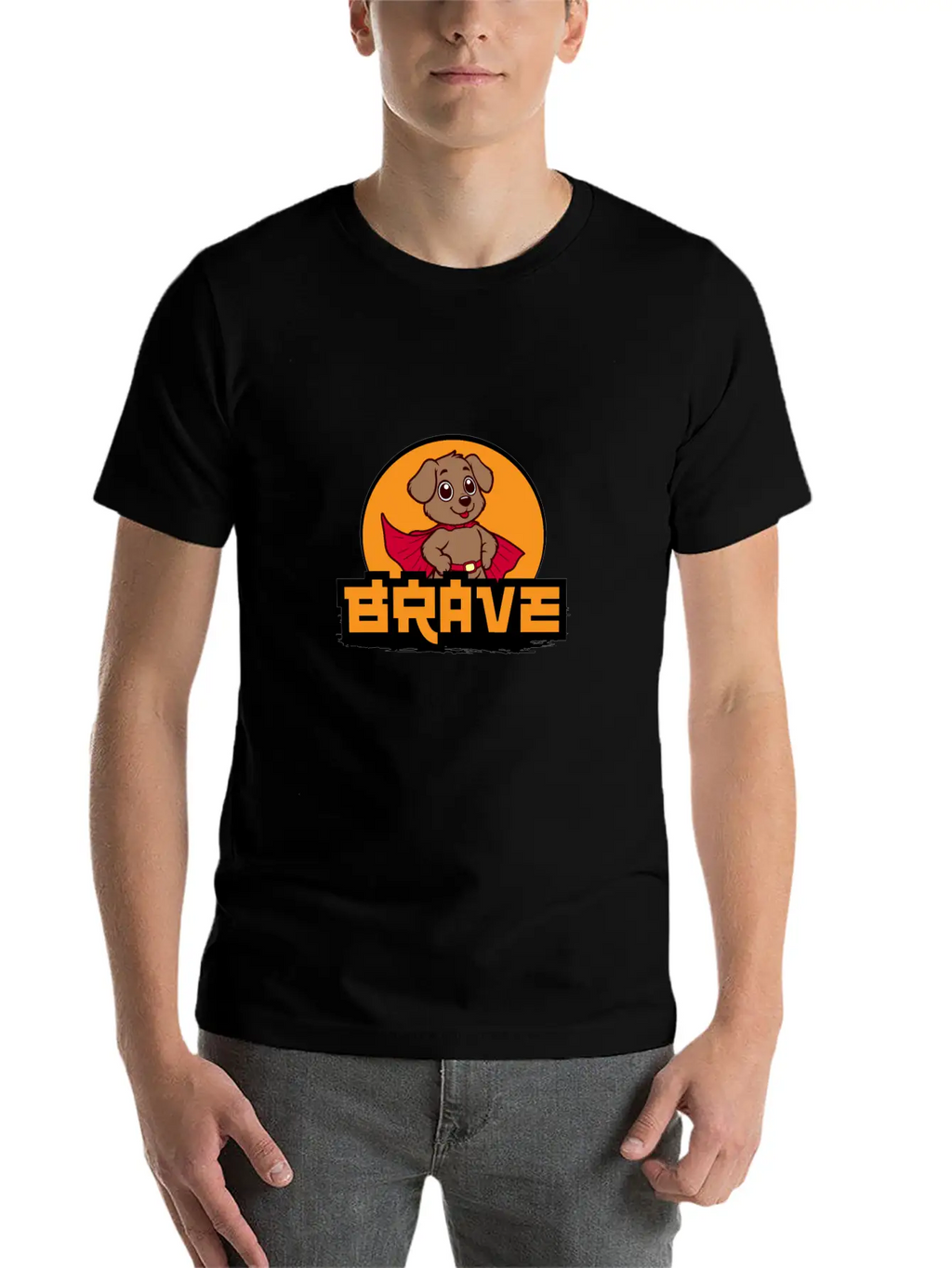 Brave Essential Cotton Tee For Daily Outfits – Unisex Style